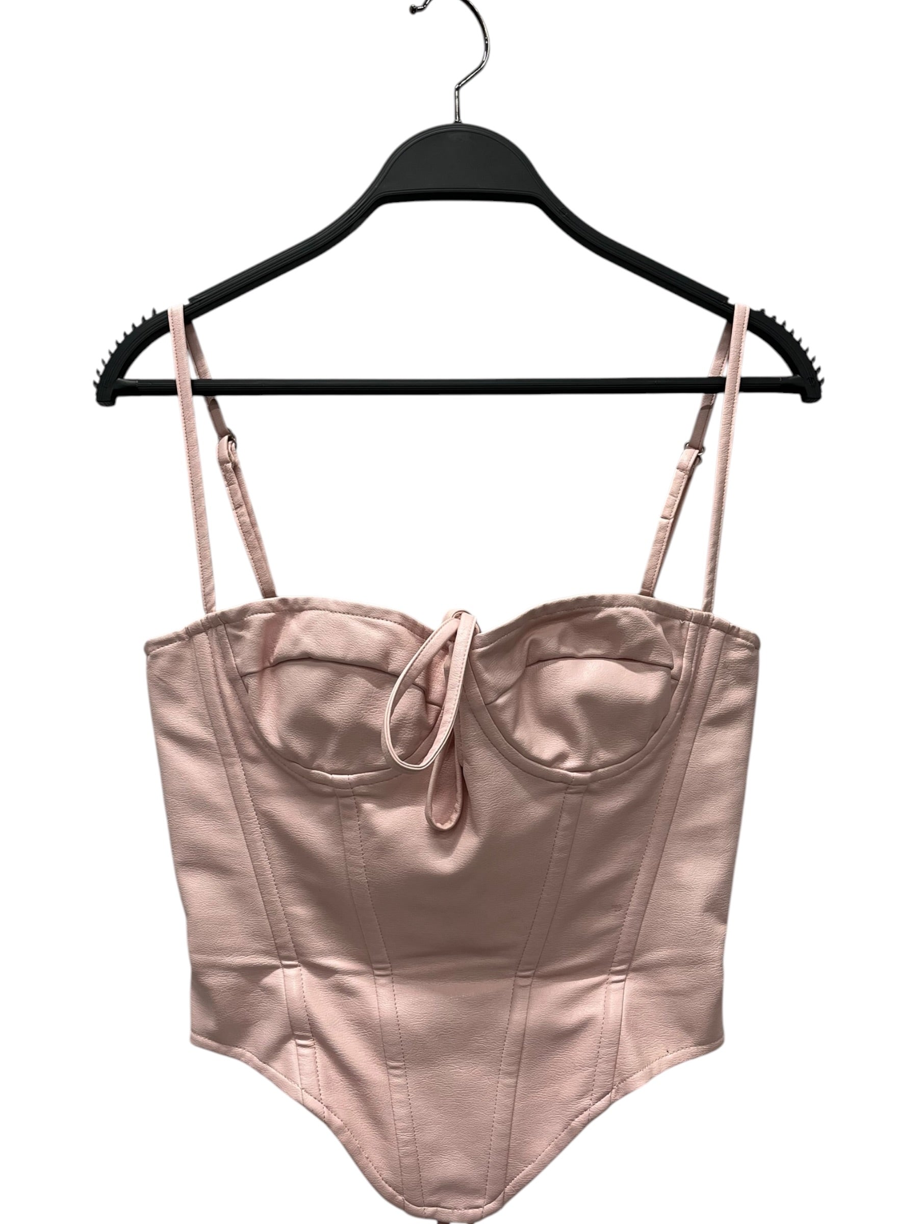 miaou/Tops/S/Leather/PNK/PINK LEATHER view 1
