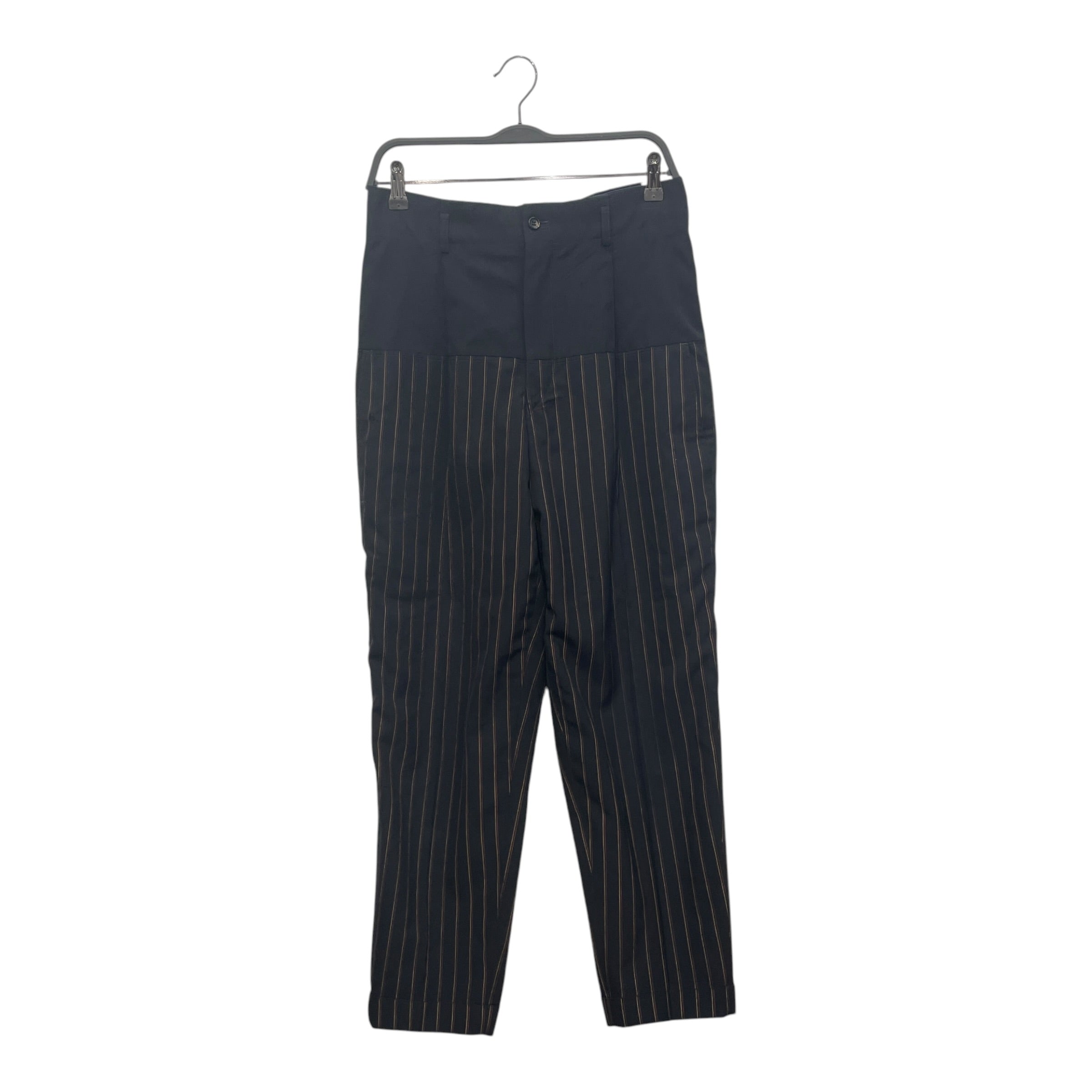 COMME des GARCONS/Slacks/M/Cotton/NVY/High-waisted/Stripe/CDG HOMME PLUS TROUSER STRIPE view 1