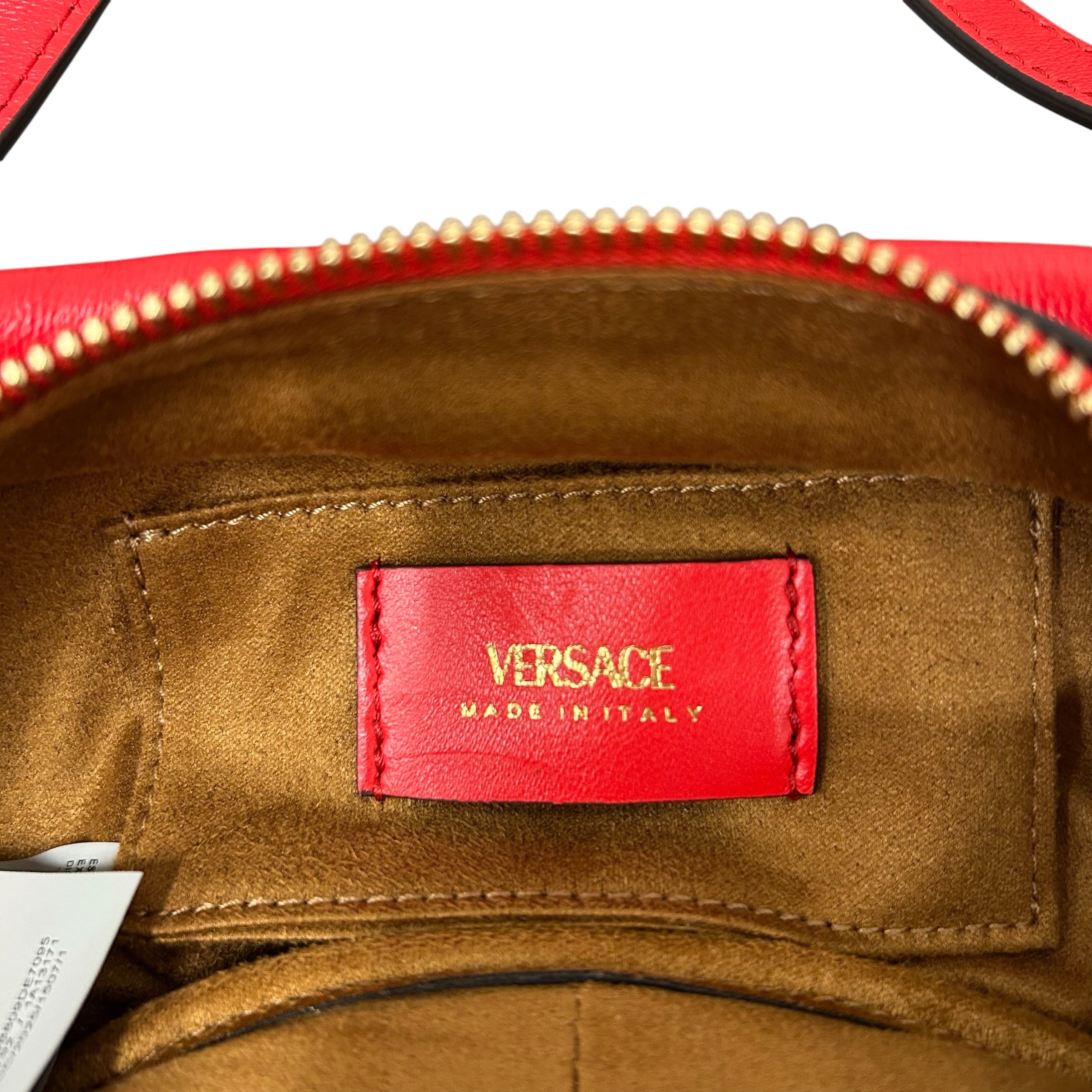 VERSACE/Bag/Lambskin/RED/TAG NAPPA BOWLING view 6