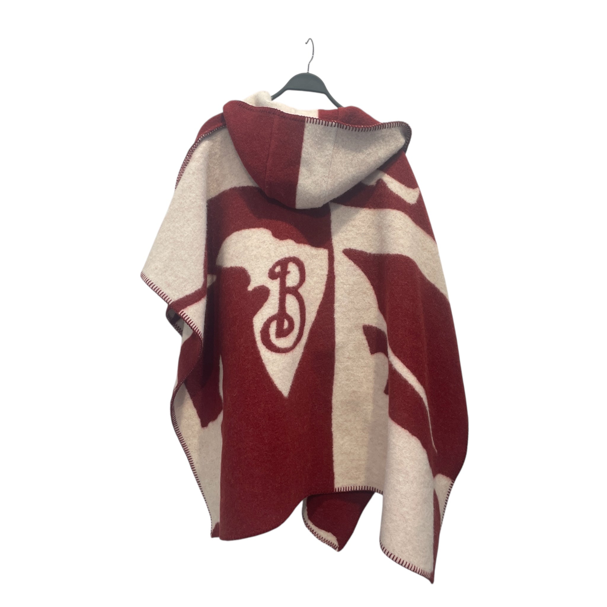 BURBERRY/Coat/All Over Print/RED/EKD Blanket Jacket view 2