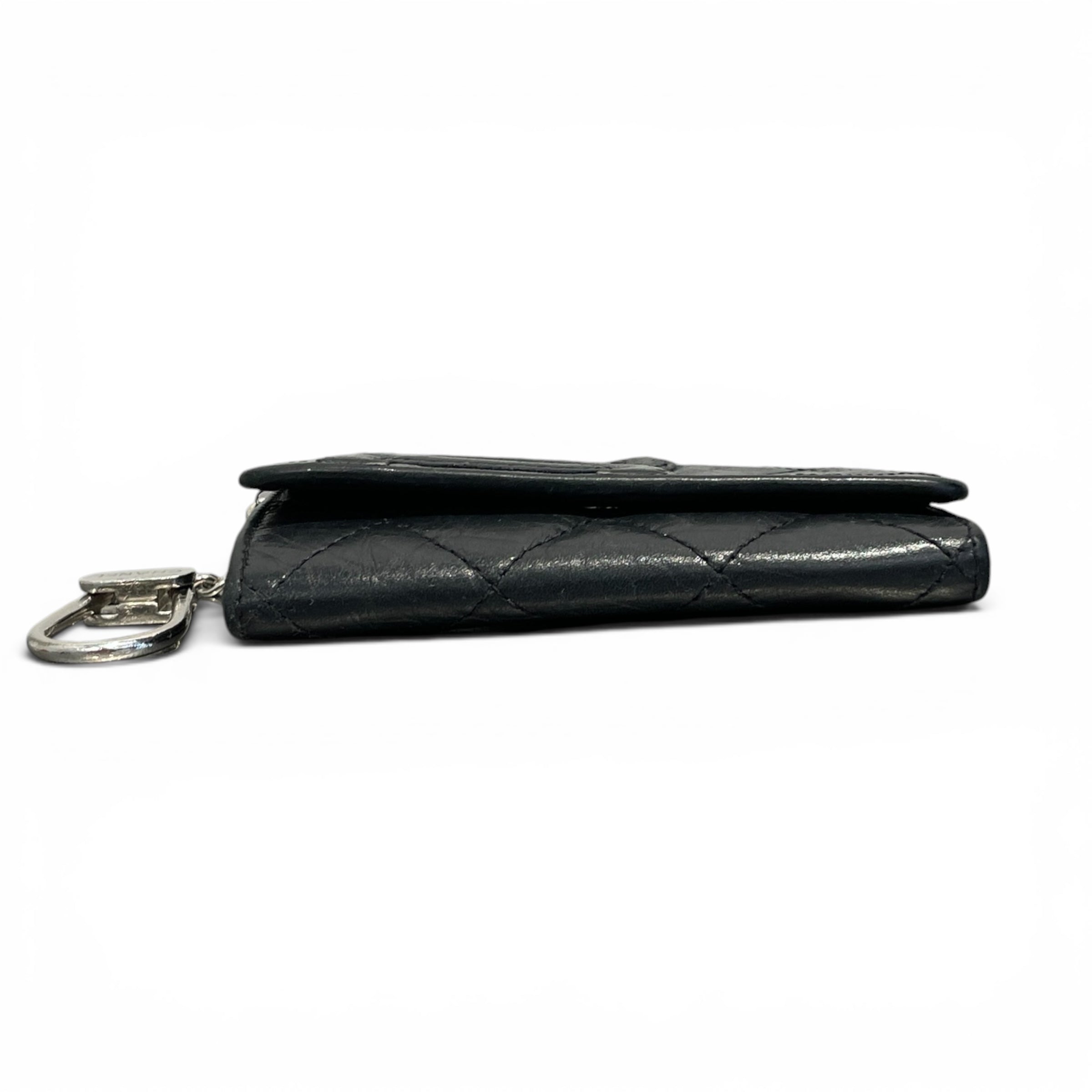 CHANEL/Coin Wallet/Leather/BLK/L's/chanel lambskin coin purse view 3