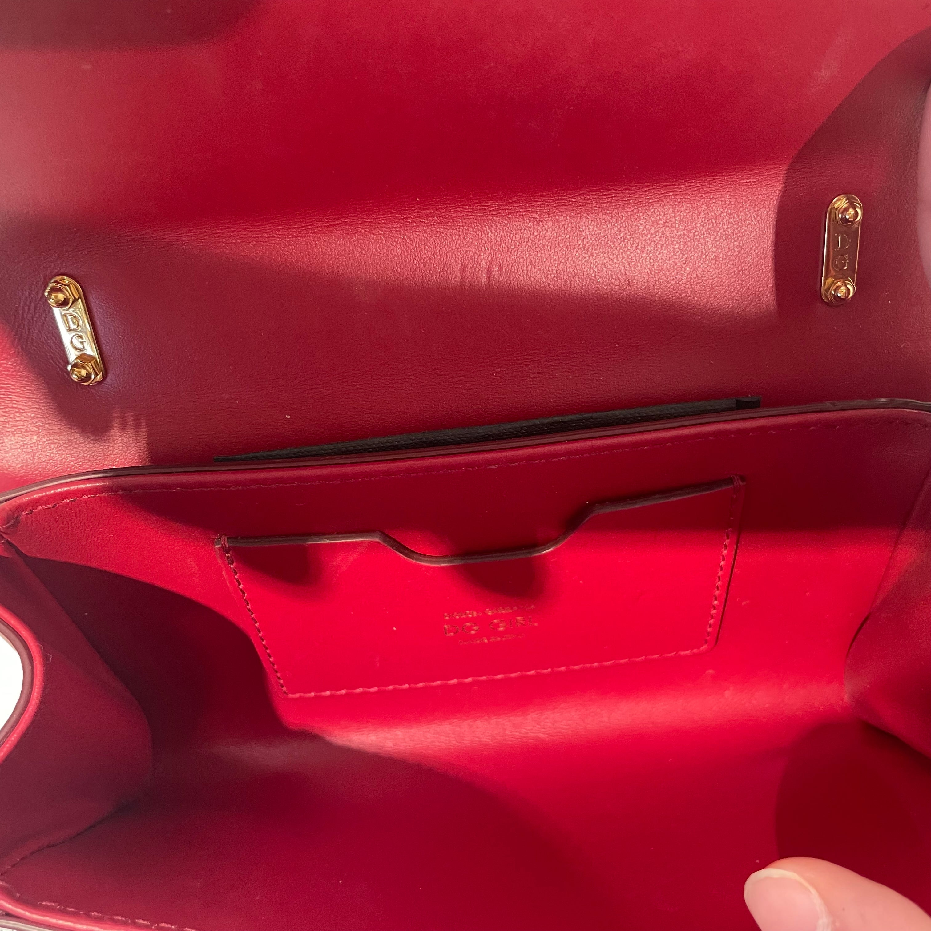 DOLCE&GABBANA/Cross Body Bag/Leather/RED/ view 4