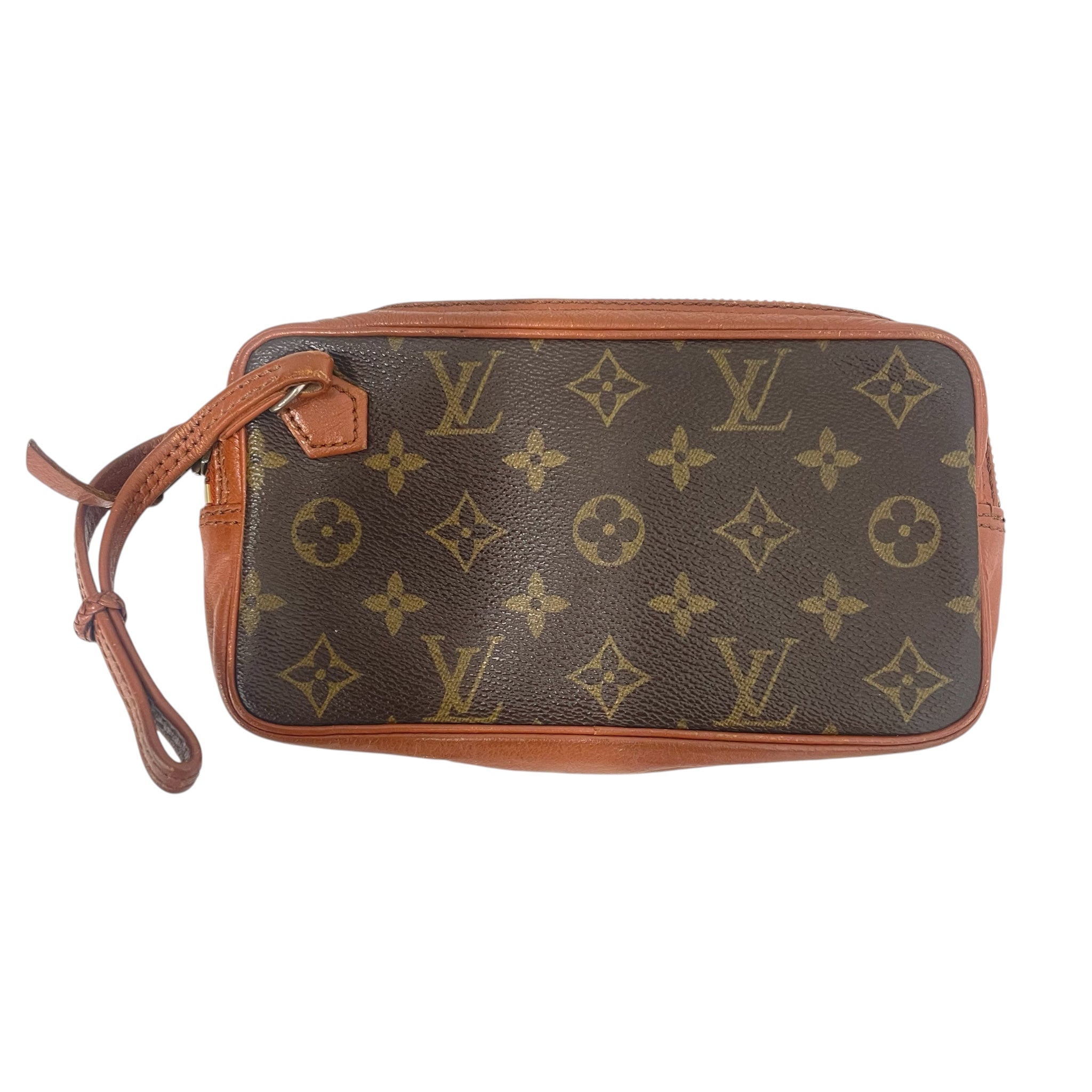 LOUIS VUITTON/Cross Body Bag/Brown/Monogram/POCHETTE MARLY BANDOULIERE_MONOGRAM CANVAS/M51828 view 1