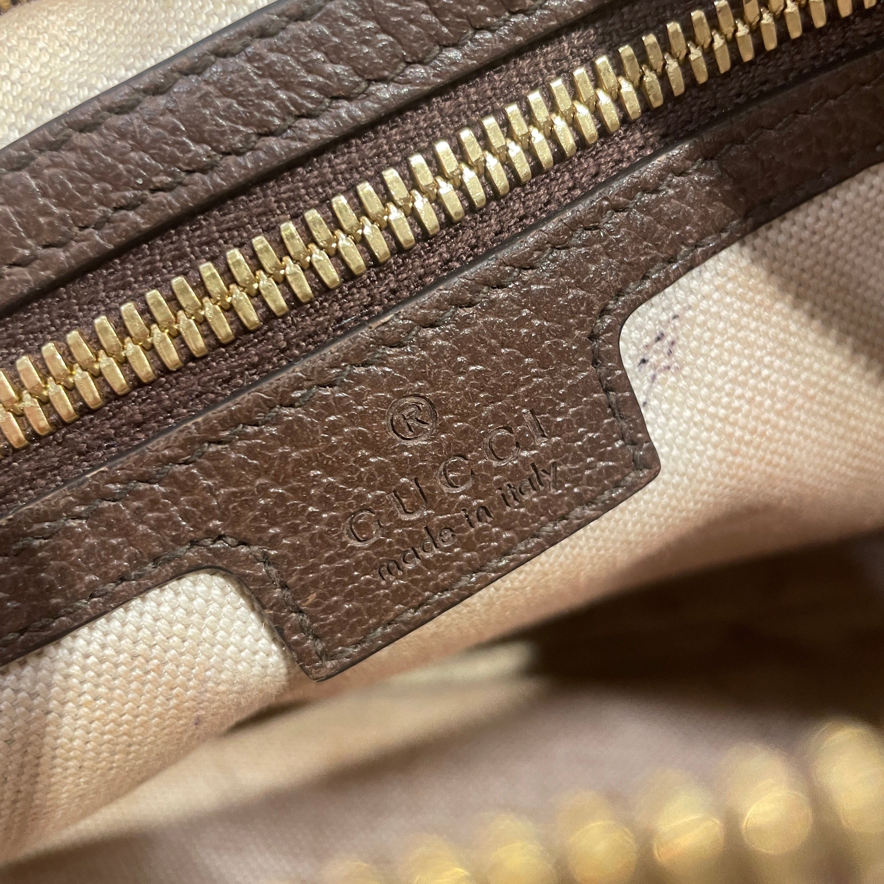 GUCCI/Cross Body Bag/Monogram/Leather/CML/GG LOGO STRIPESTRAP MONOBAG view 4
