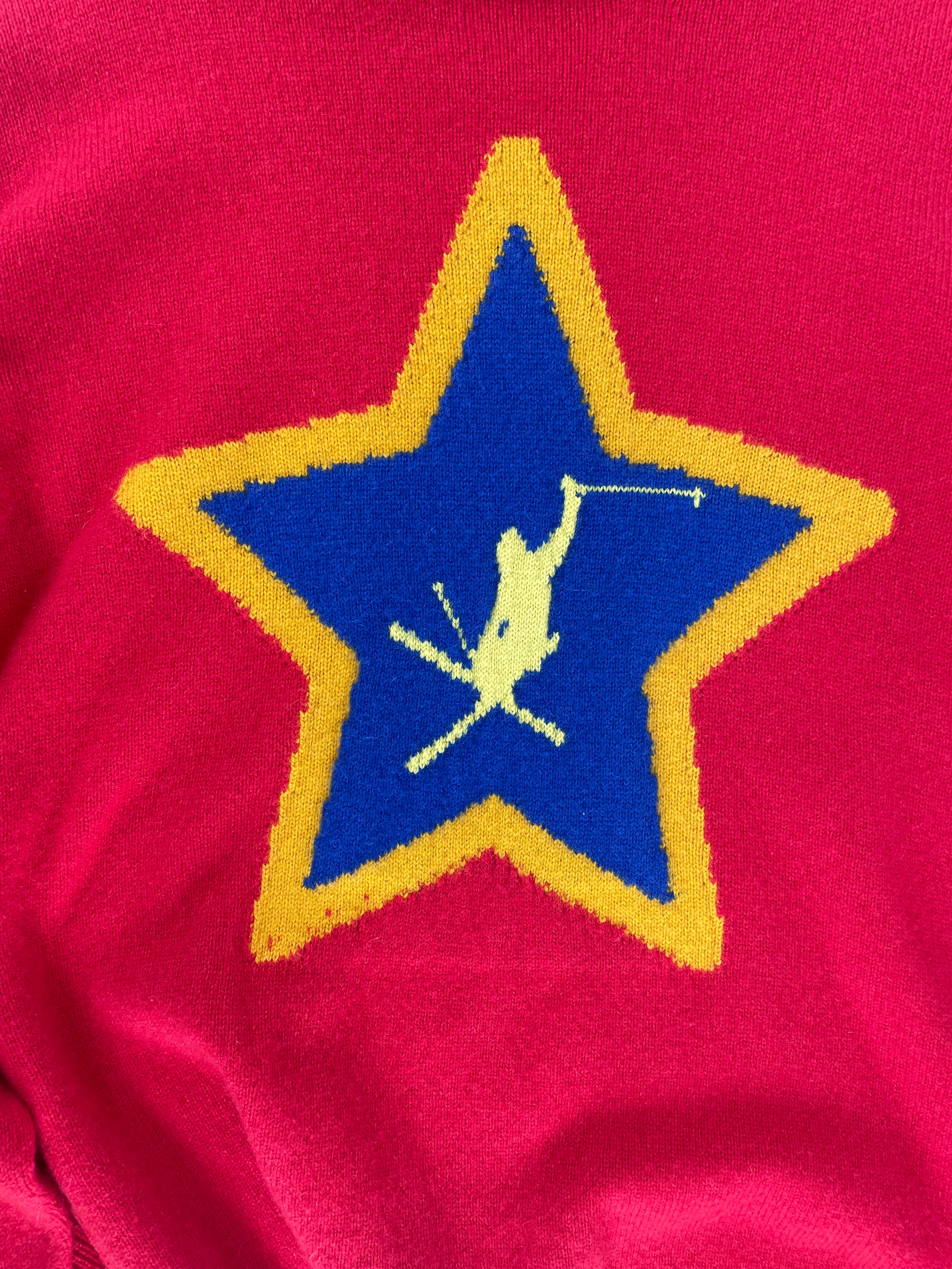 Bogner/Fred Segal/Sweater/L/Graphic/Cashmere/RED/Pullover/8645-8023 535 AIR STAR view 3