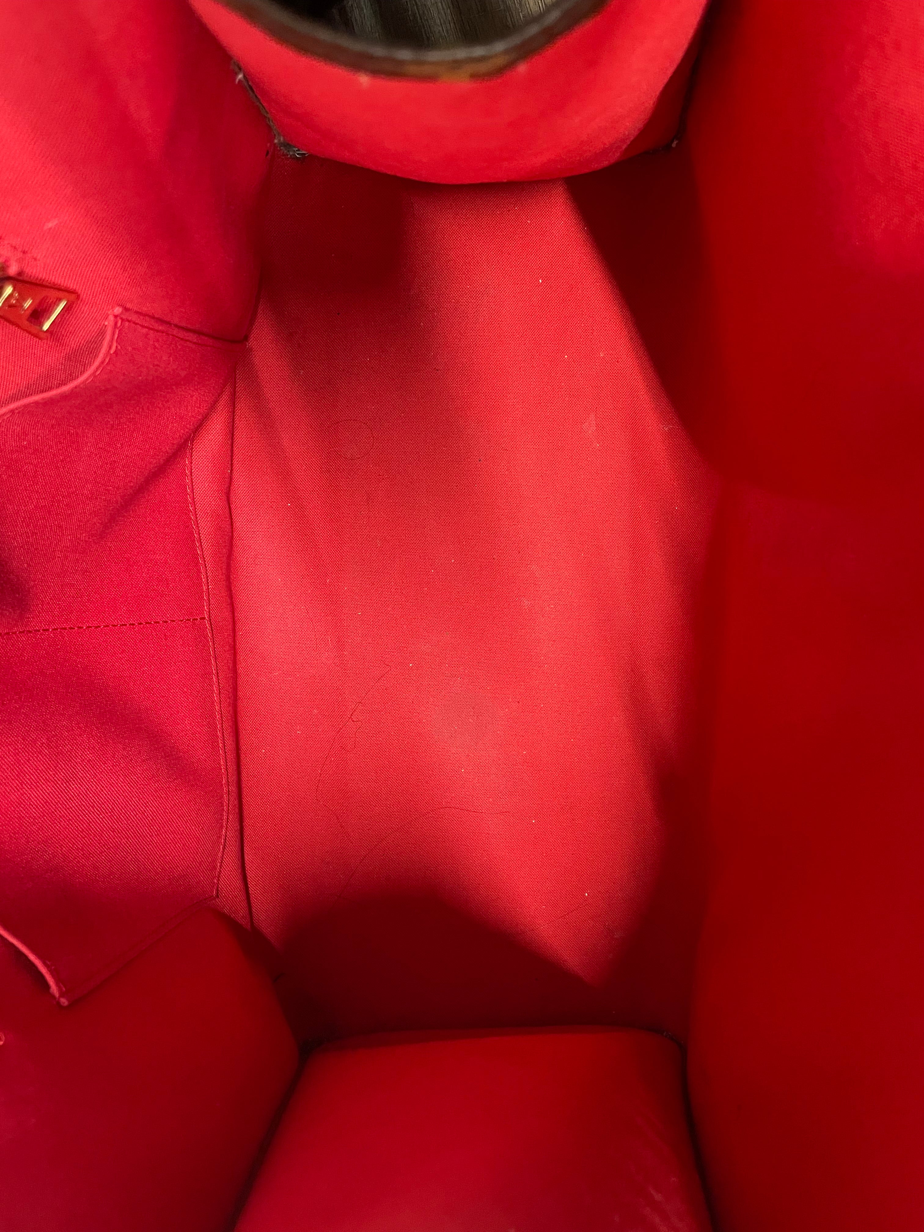 LOUIS VUITTON/Tote Bag/Monogram/Leather/BRW/onthego gm view 3
