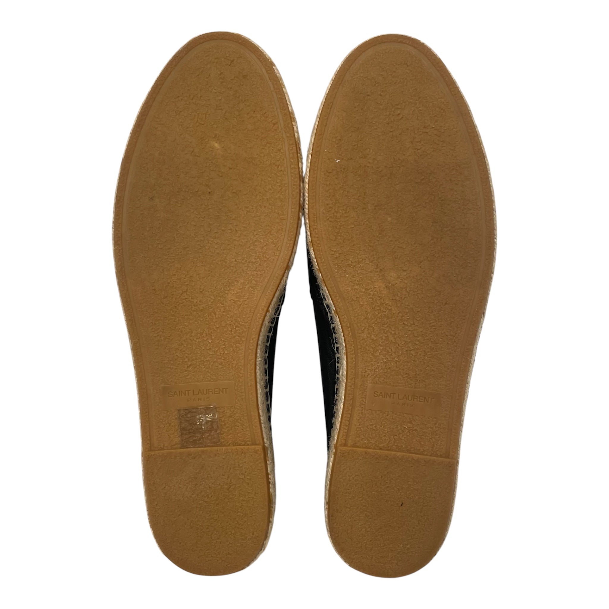 YVES SAINT LAURENT/Espadrilles/US 11/Leather/BLK/ view 5