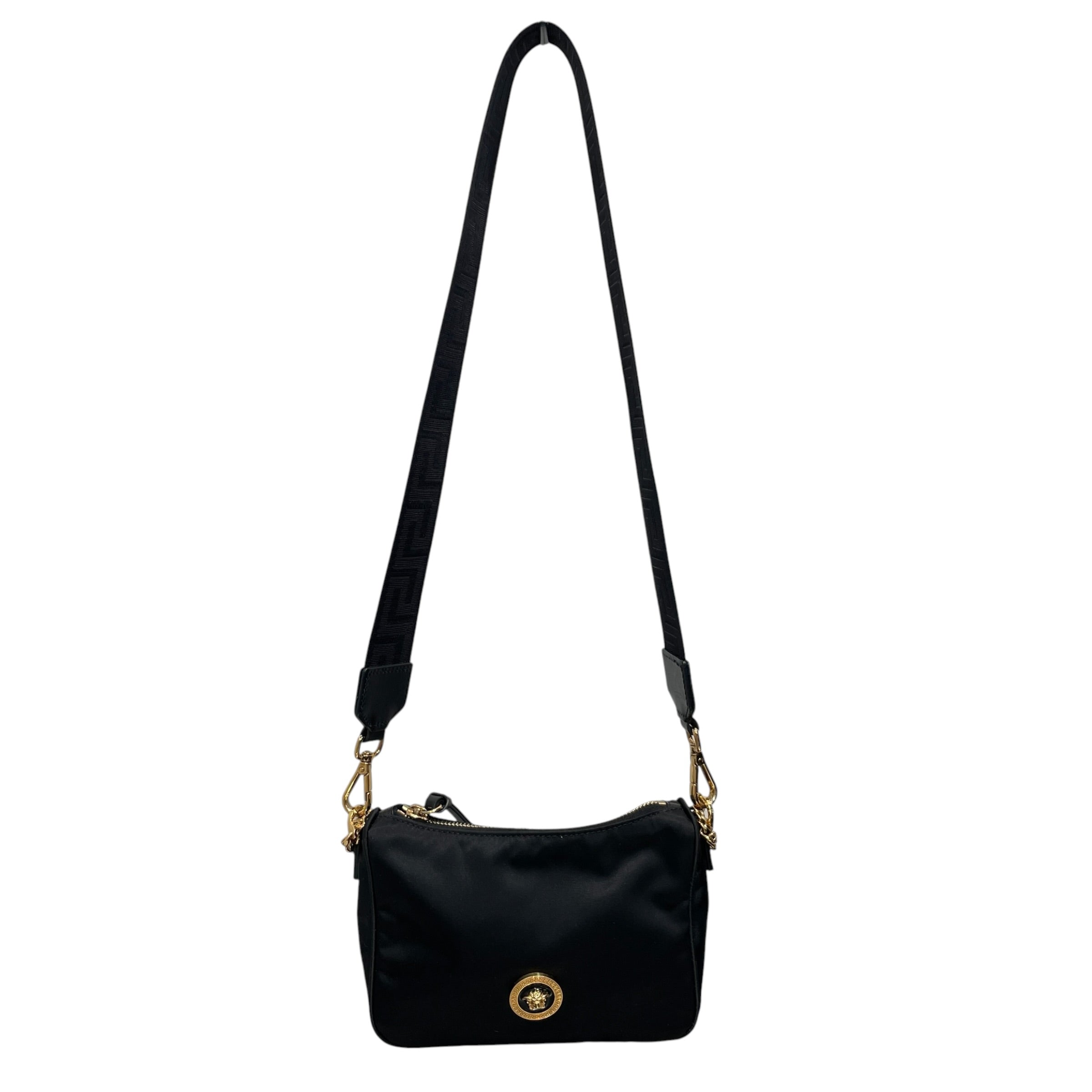 VERSACE/Cross Body Bag/Polyester/BLK/ view 1