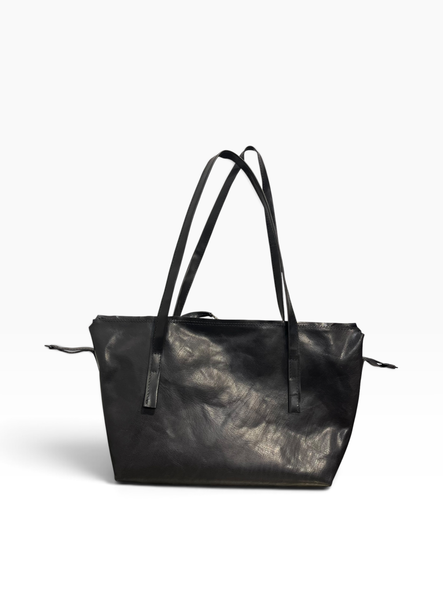 NKTRMNV/Bag/BLK/large with long handles view 1