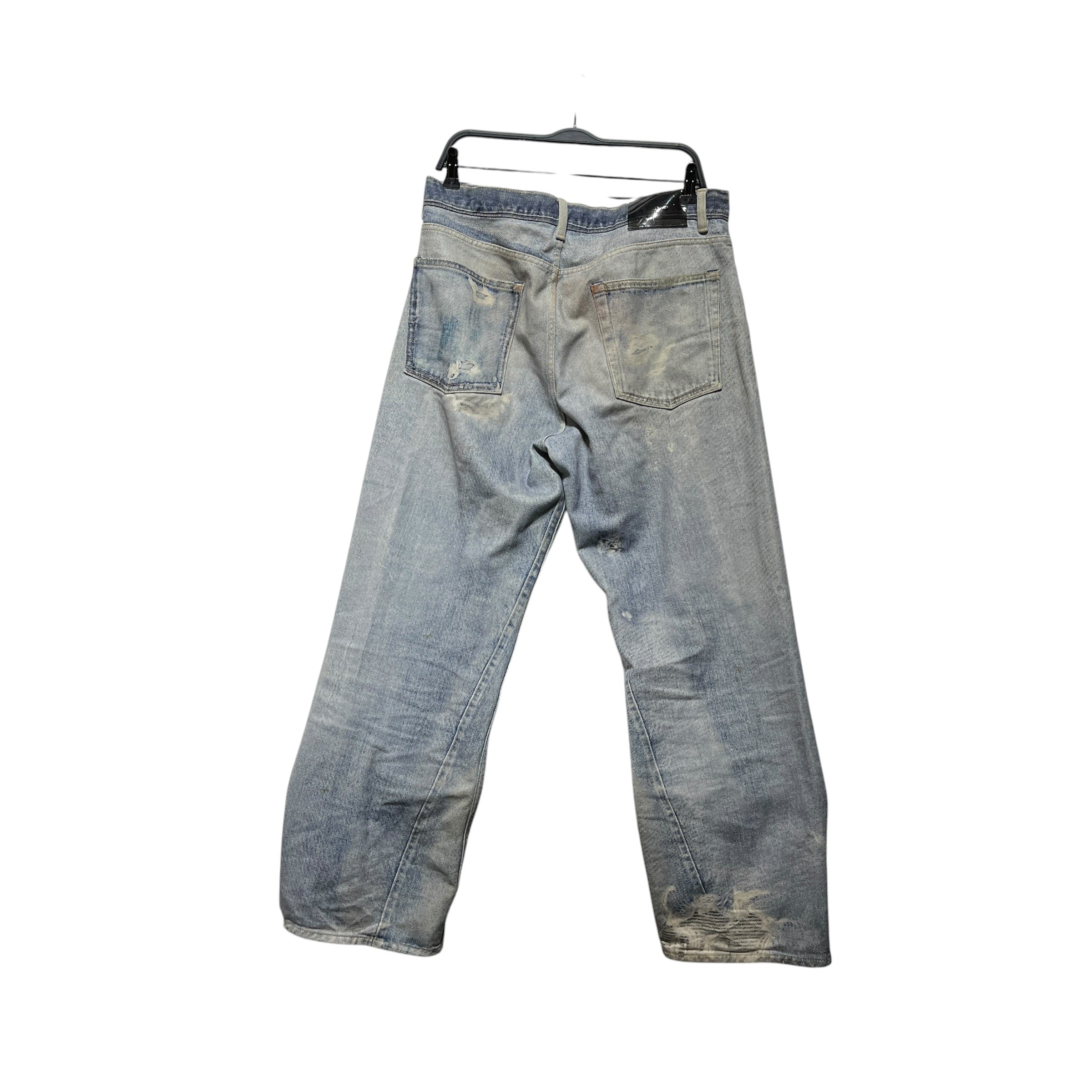 OUR LEGACY/Straight Pants/31/Denim/BLU/LIGHT WASH DISTRESS / THIRDCUT view 2