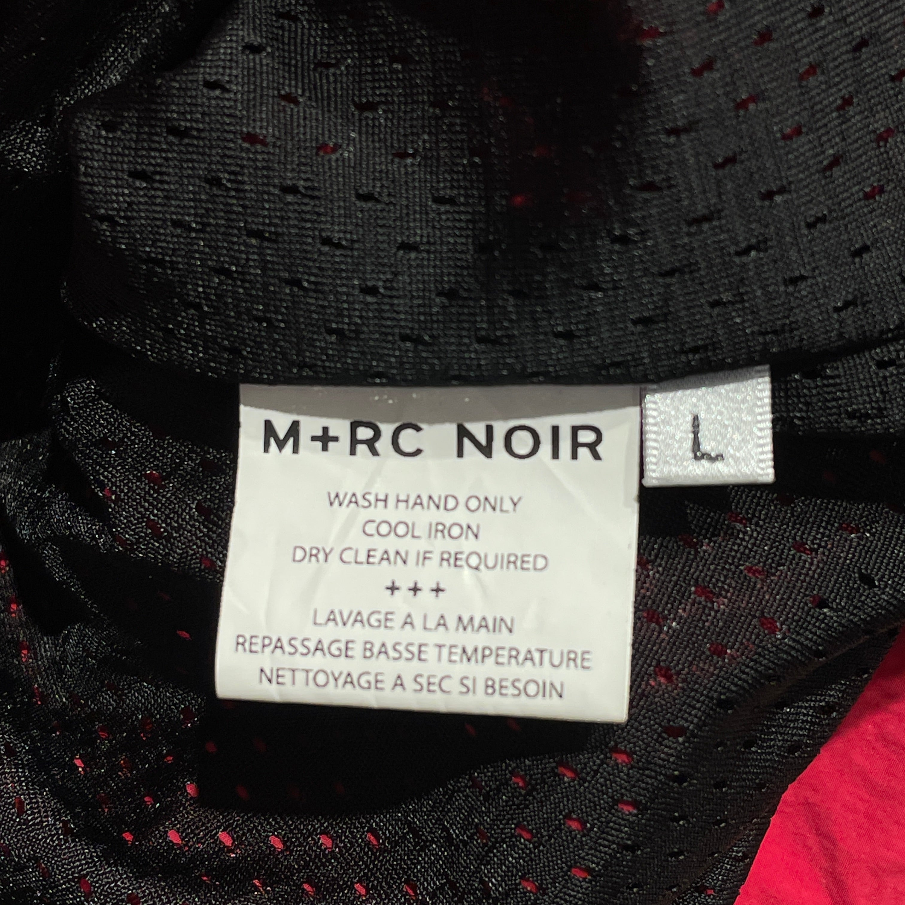 M+RC NOIR/Windbreaker/L/Rayon/RED/ view 4