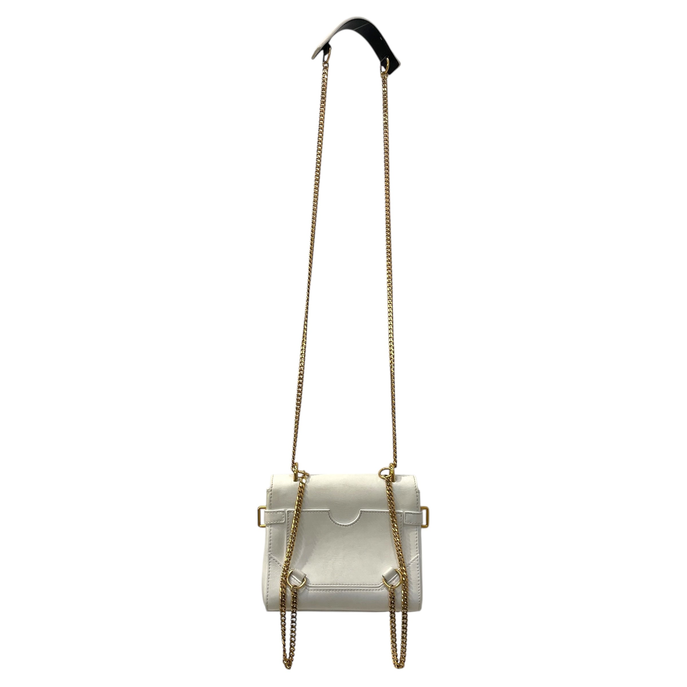 BALMAIN/Tote Bag/Leather/WHT/B-Buzz 19 view 2