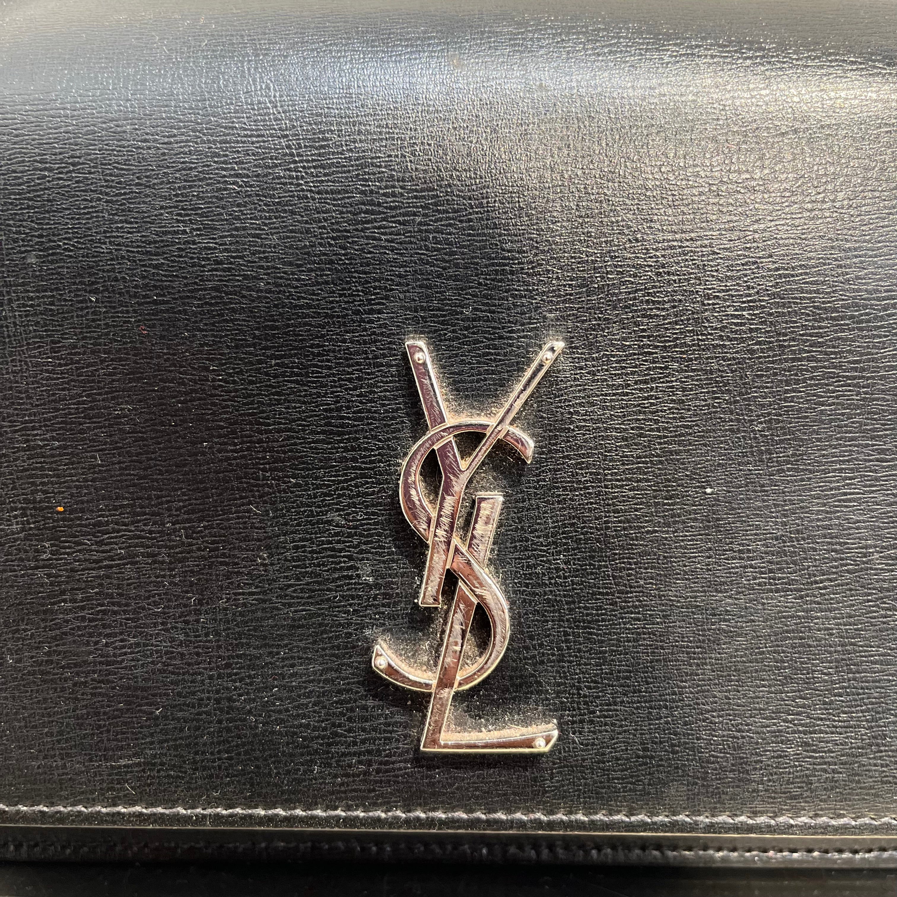 YVES SAINT LAURENT/Bag/Faux Leather/BLK/MEDIUM SUNSET BAG view 5
