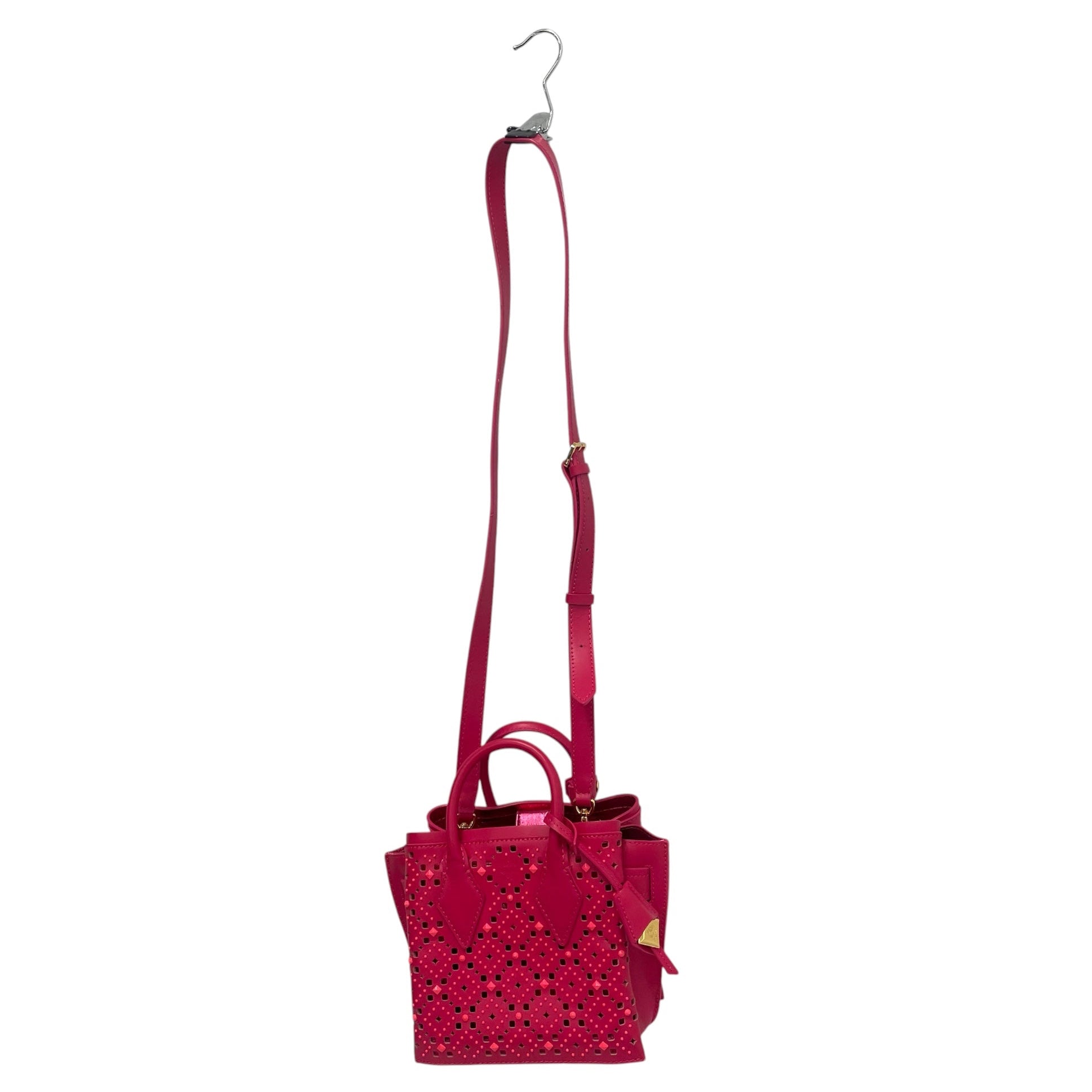 MCM/Cross Body Bag/All Over Print/Leather/PNK/FUSHIAPERFORATEDSTUD view 4
