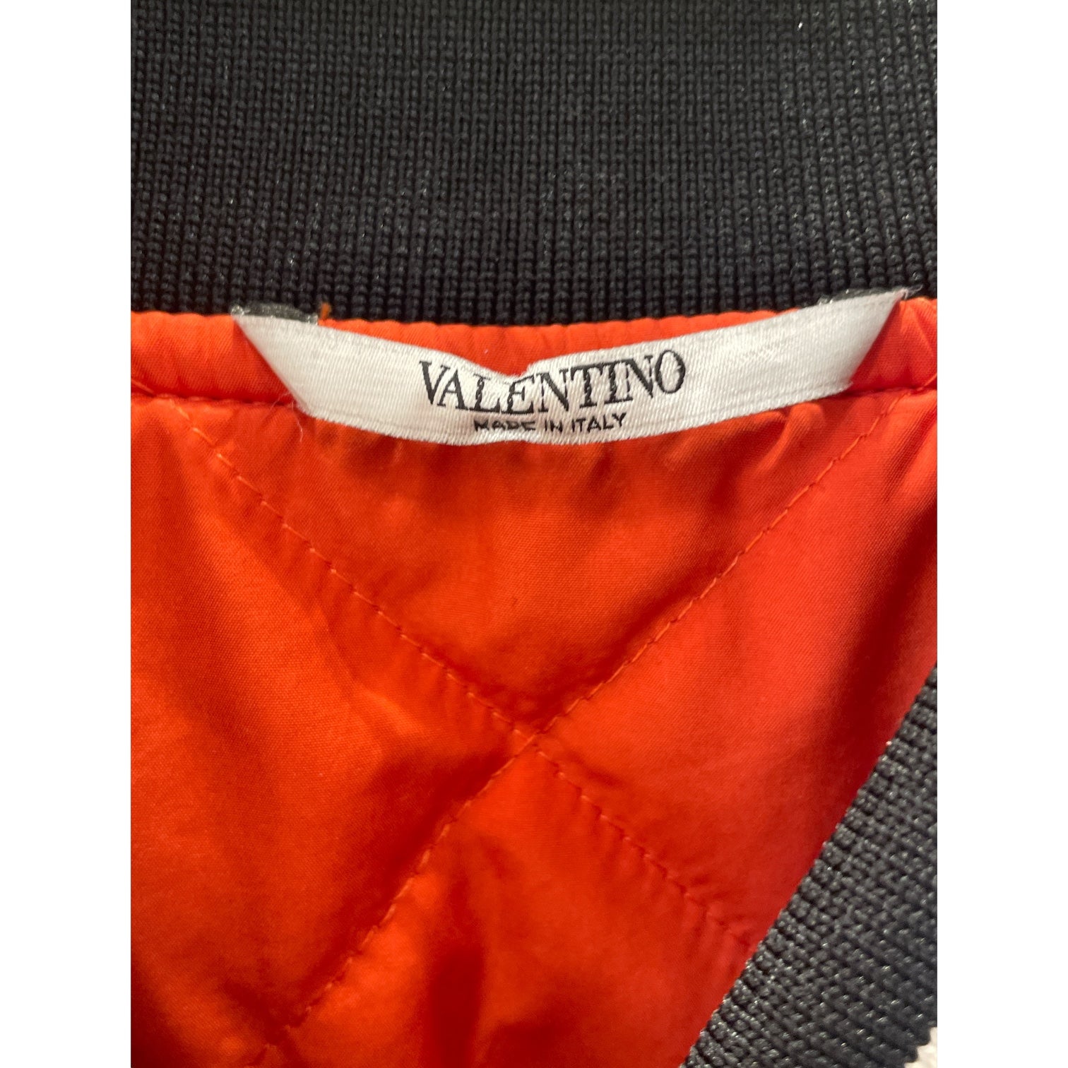 VALENTINO/Baseball Jkt/42/Nylon/BLK/ view 3
