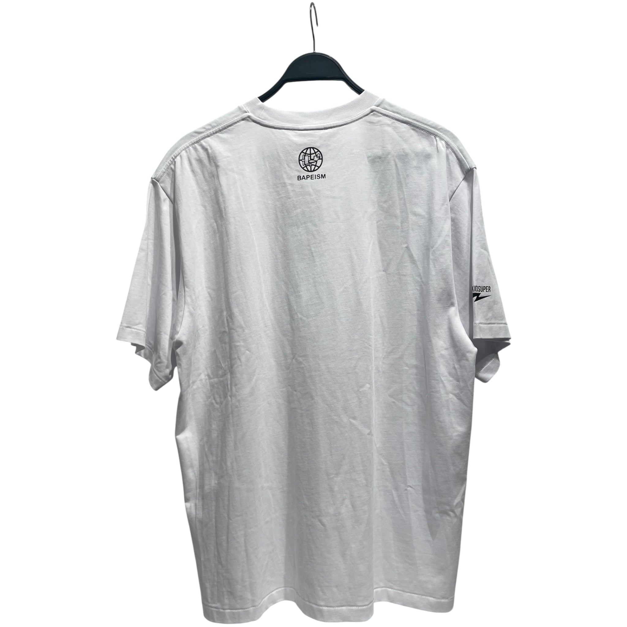 A BATHING APE/KIDSUPER STUDIOS/T-Shirt/L/Cotton/WHT/Graphic/BAPEISM view 2