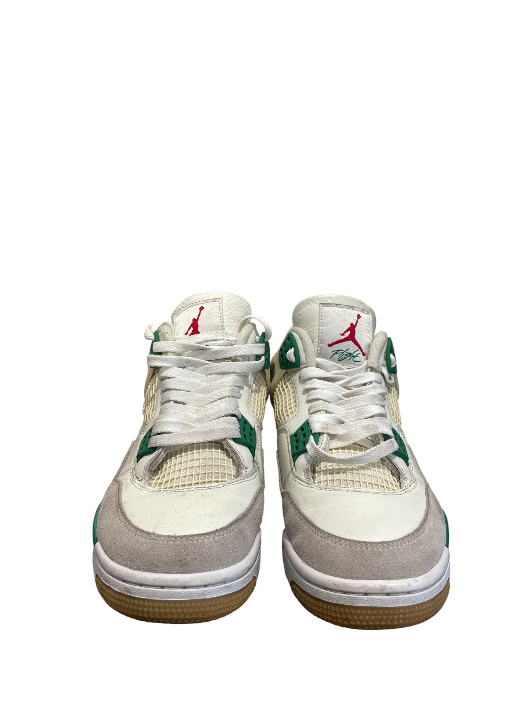 JORDAN BRAND/Hi-Sneakers/US 10/Leather/WHT/PINE GREEN AJ4 SB view 4