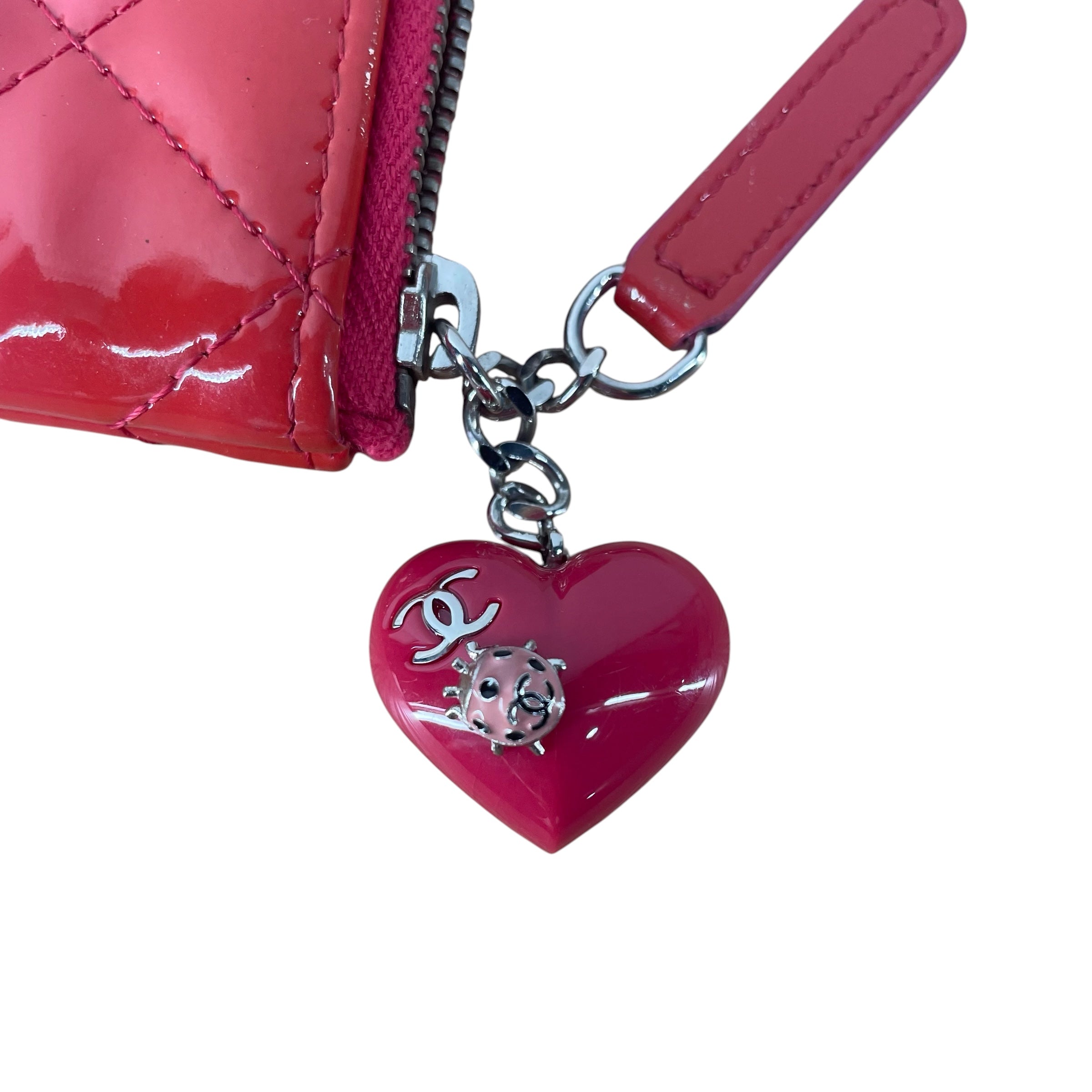 CHANEL/Clutch Bag/Leather/RED/MEDIUM QUILTED O-CASE view 3