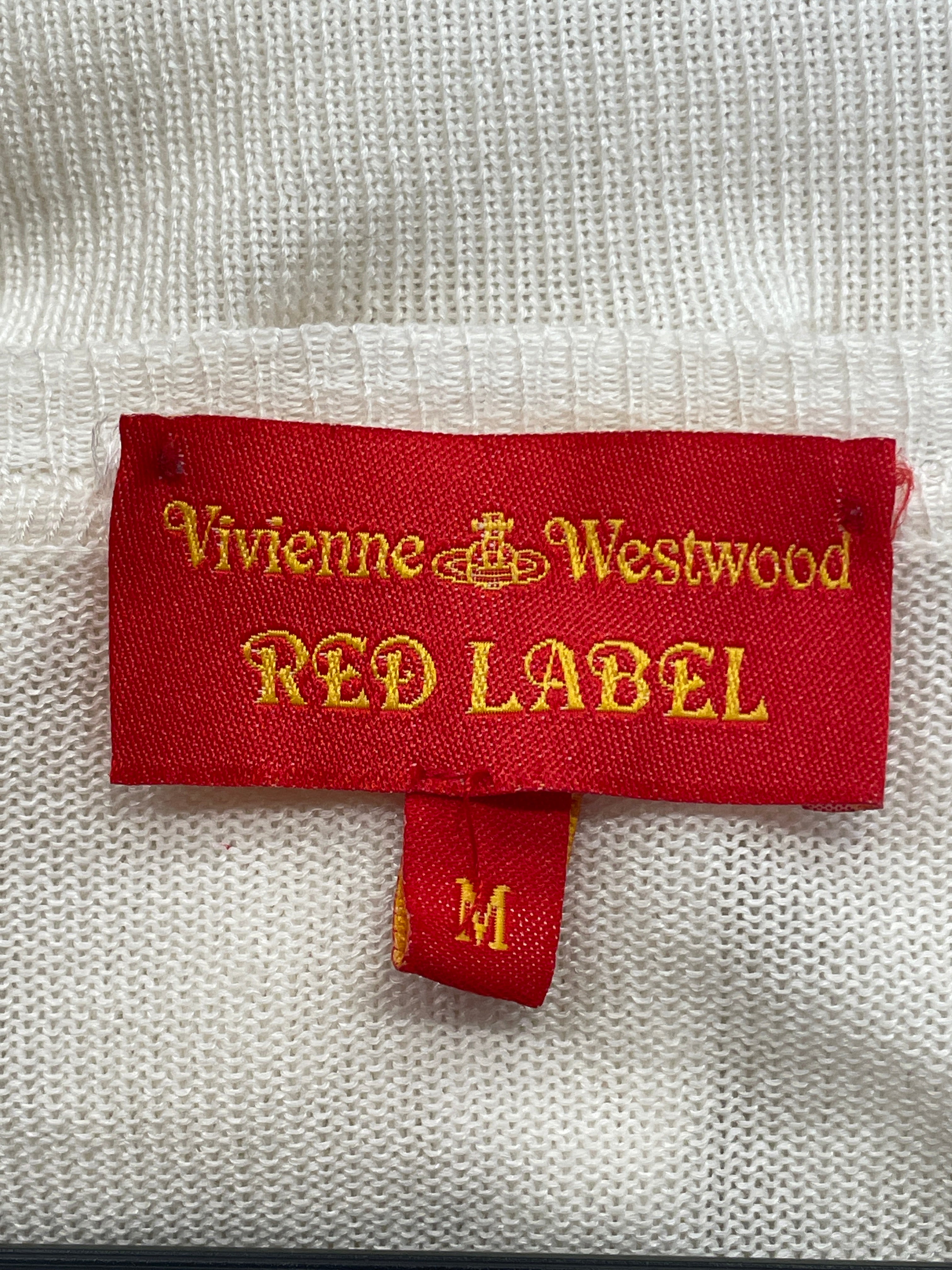 Vivienne Westwood RED LABEL/Sweater/M/Cotton/WHT/HEART view 4