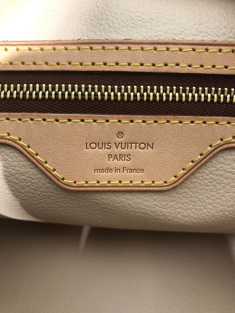 LOUIS VUITTON/Tote Bag/Monogram/Leather/BRW/BUCKET BAG