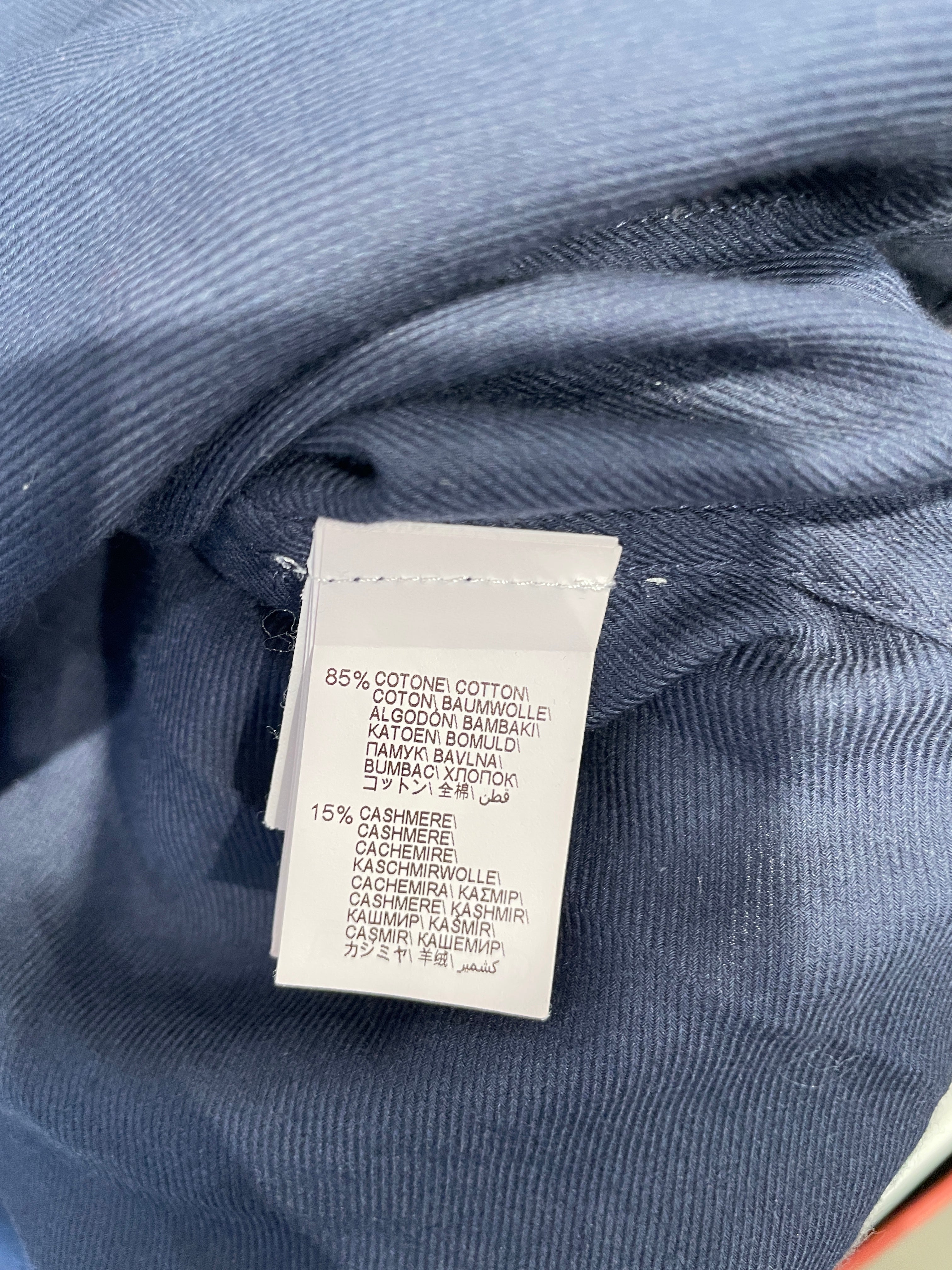BRUNELLO CUCINELLI/LS Shirt/XXL/Cotton/NVY/ view 4
