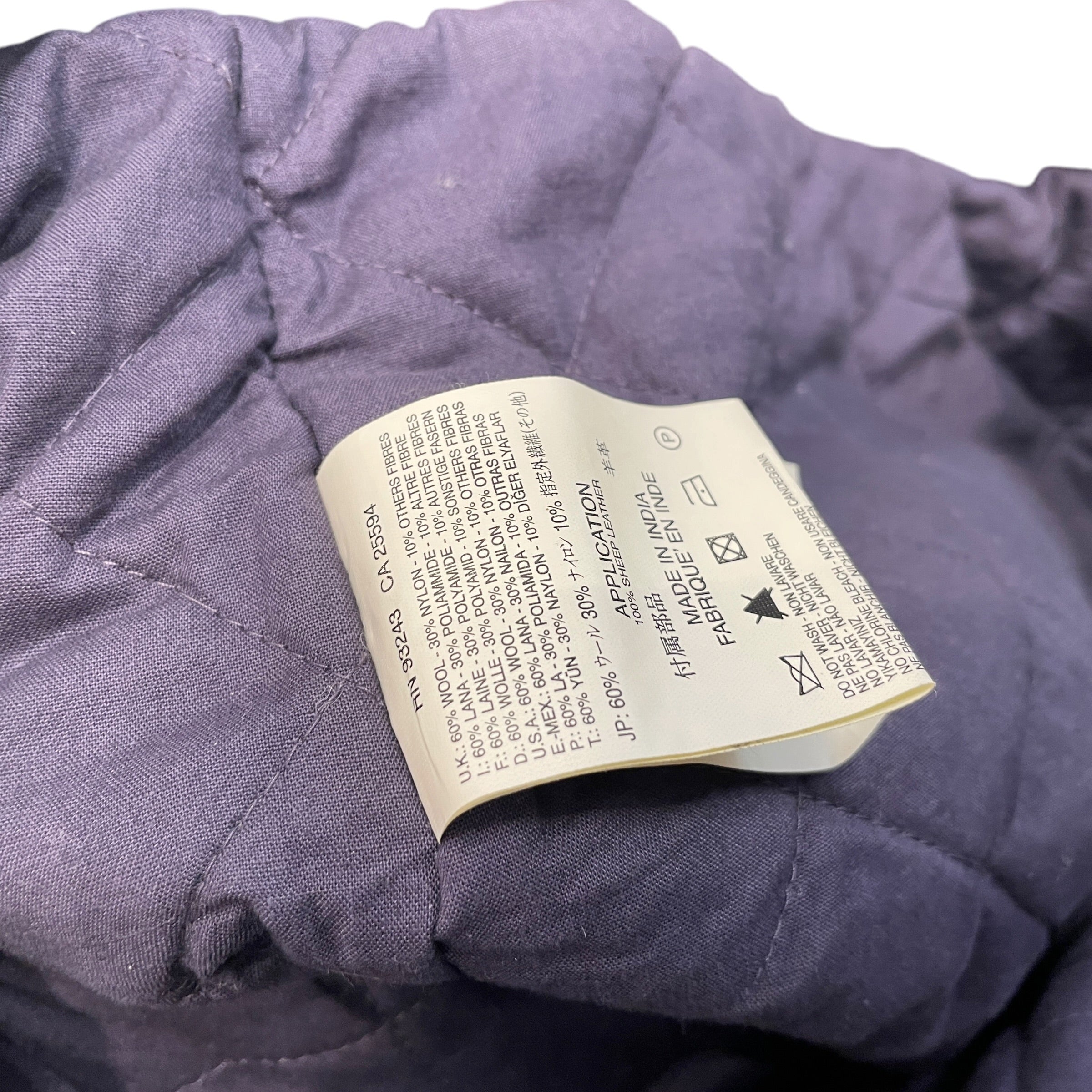 DIESEL/Jacket/S/Plaid/Cotton/PPL/FUR-LINES ZIP HOOD view 4