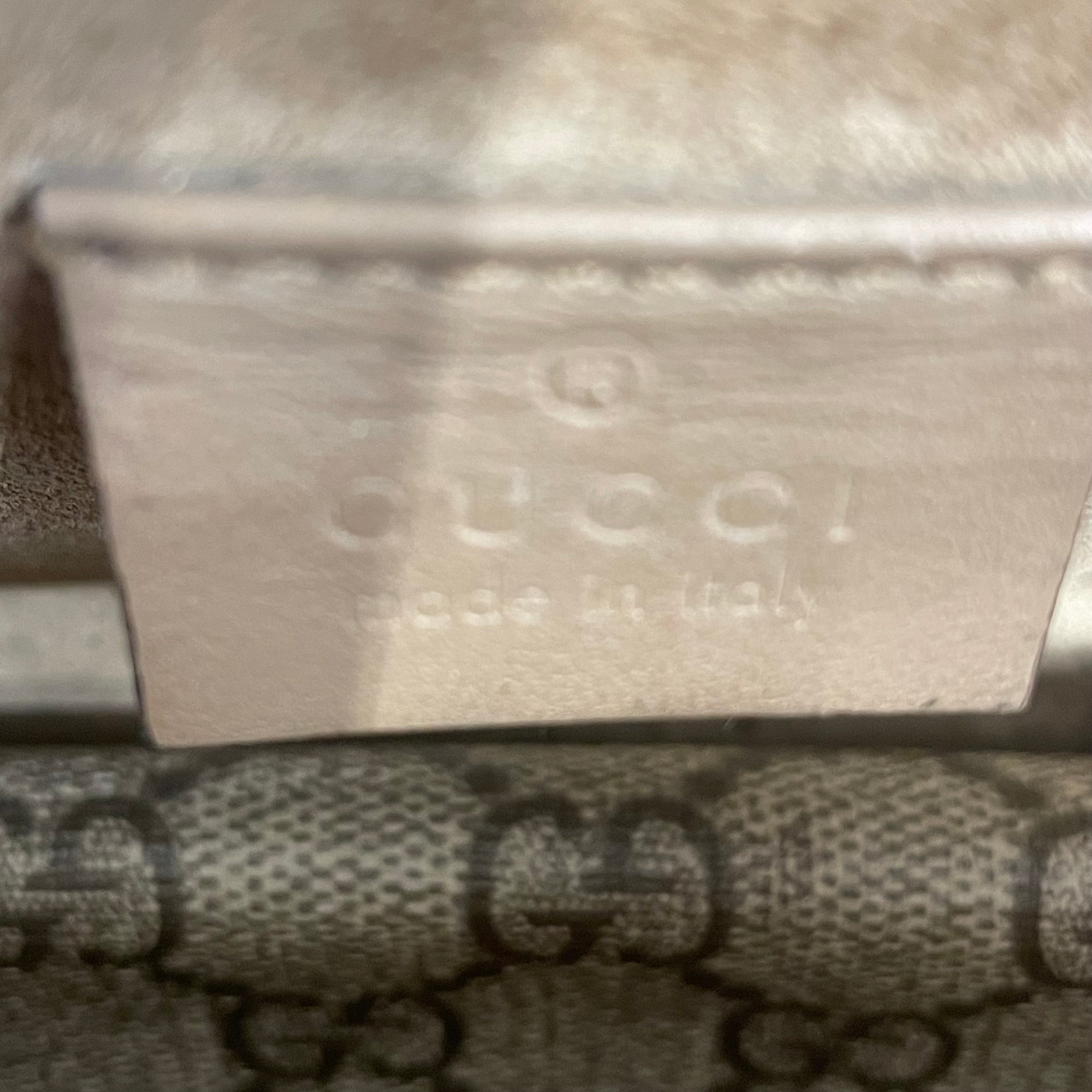 GUCCI/Cross Body Bag/Monogram/Leather/KHK/Dinosours view 6