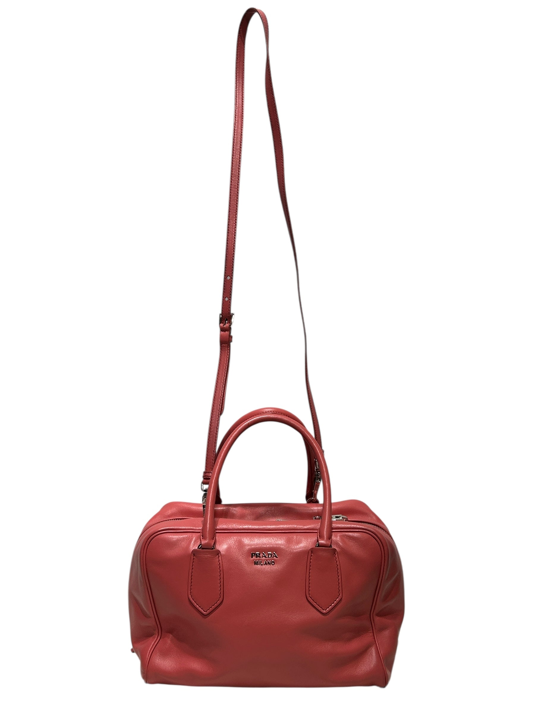 PRADA/Bag/Leather/PNK/BAULETTO SOFT  CALF view 1