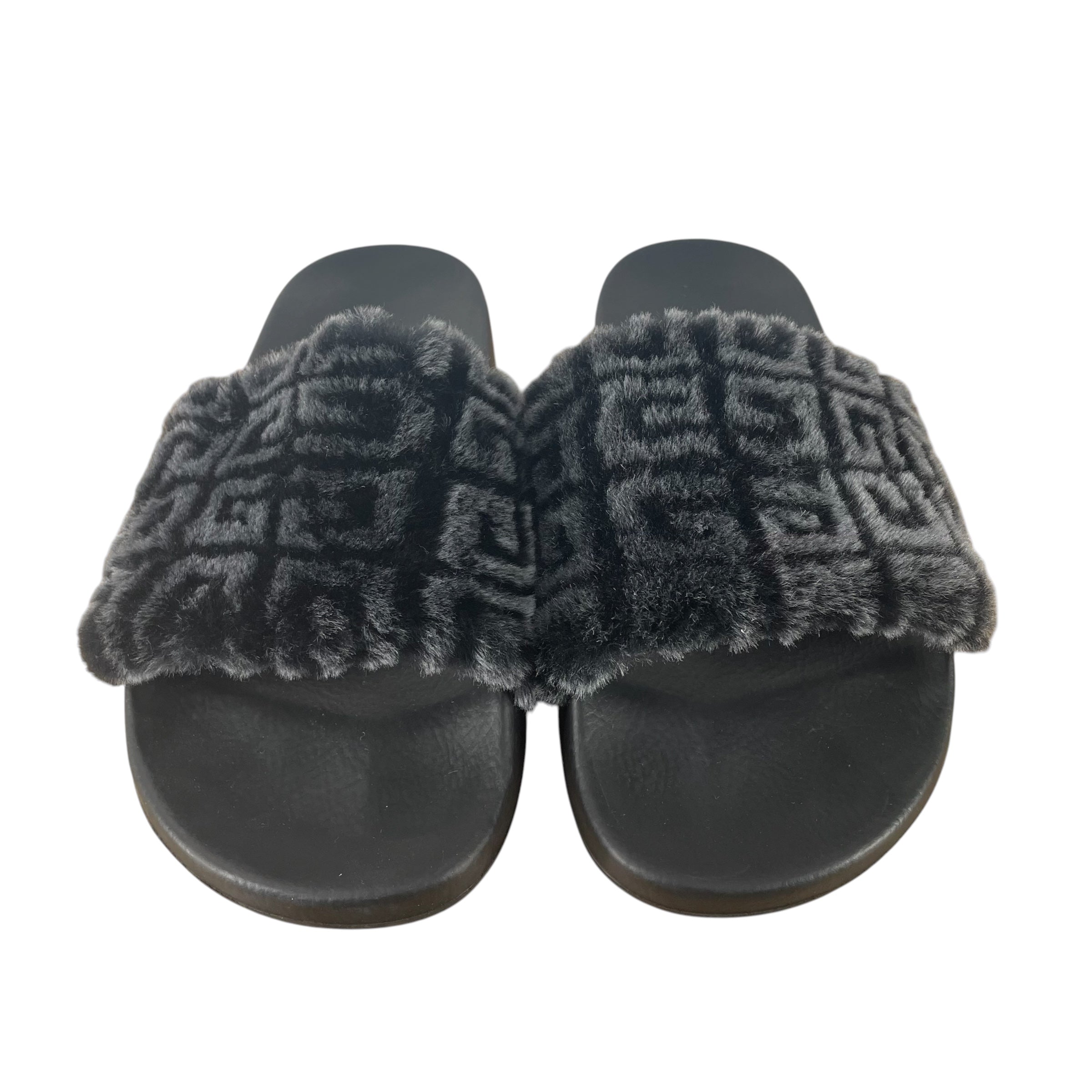 GIVENCHY/Sandals/EU 44/Cotton/GRY/G FUZZY SANDAL view 3