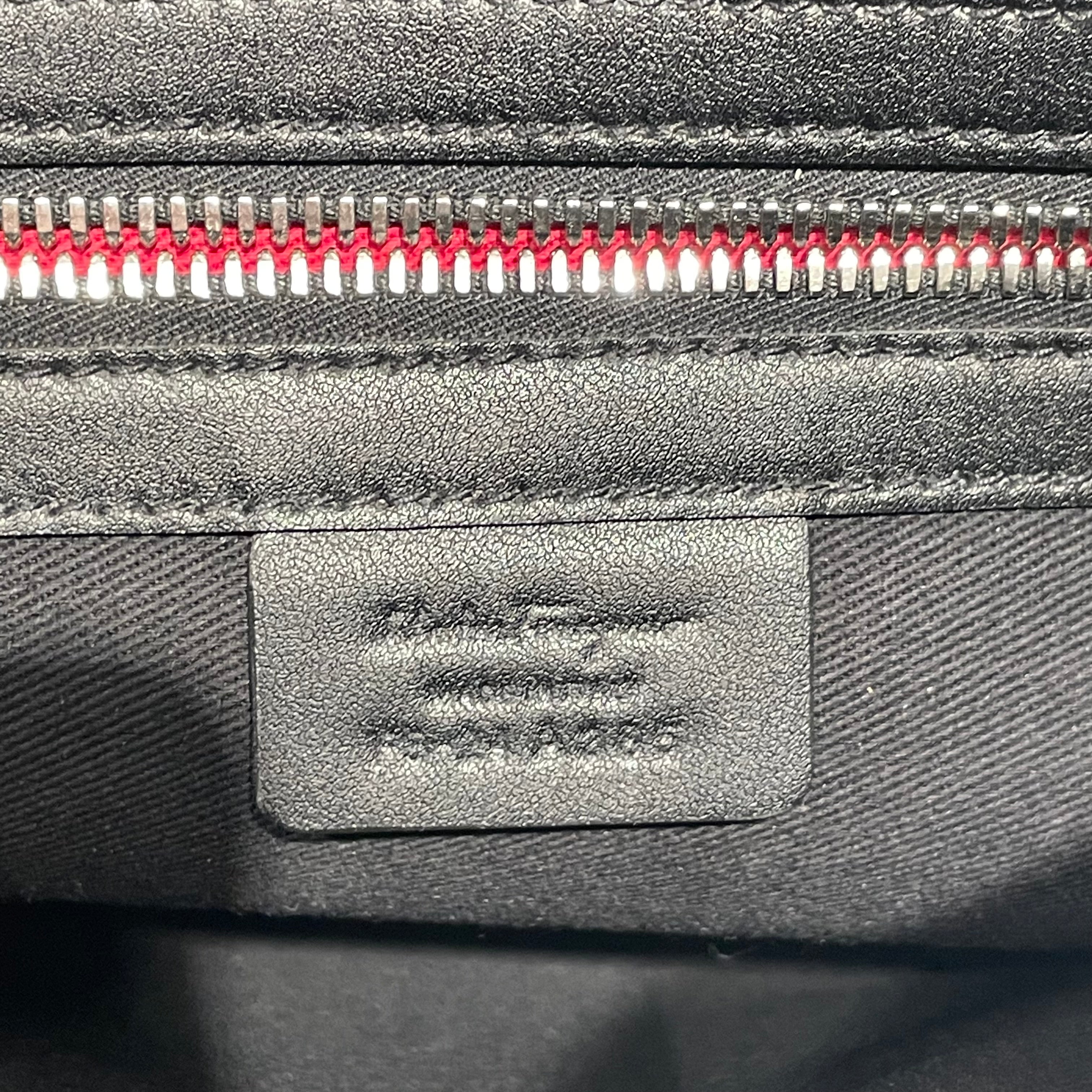 Salvatore Ferragamo/Clutch Bag/Monogram/Leather/BLK/Gancini Clutch Bag view 5