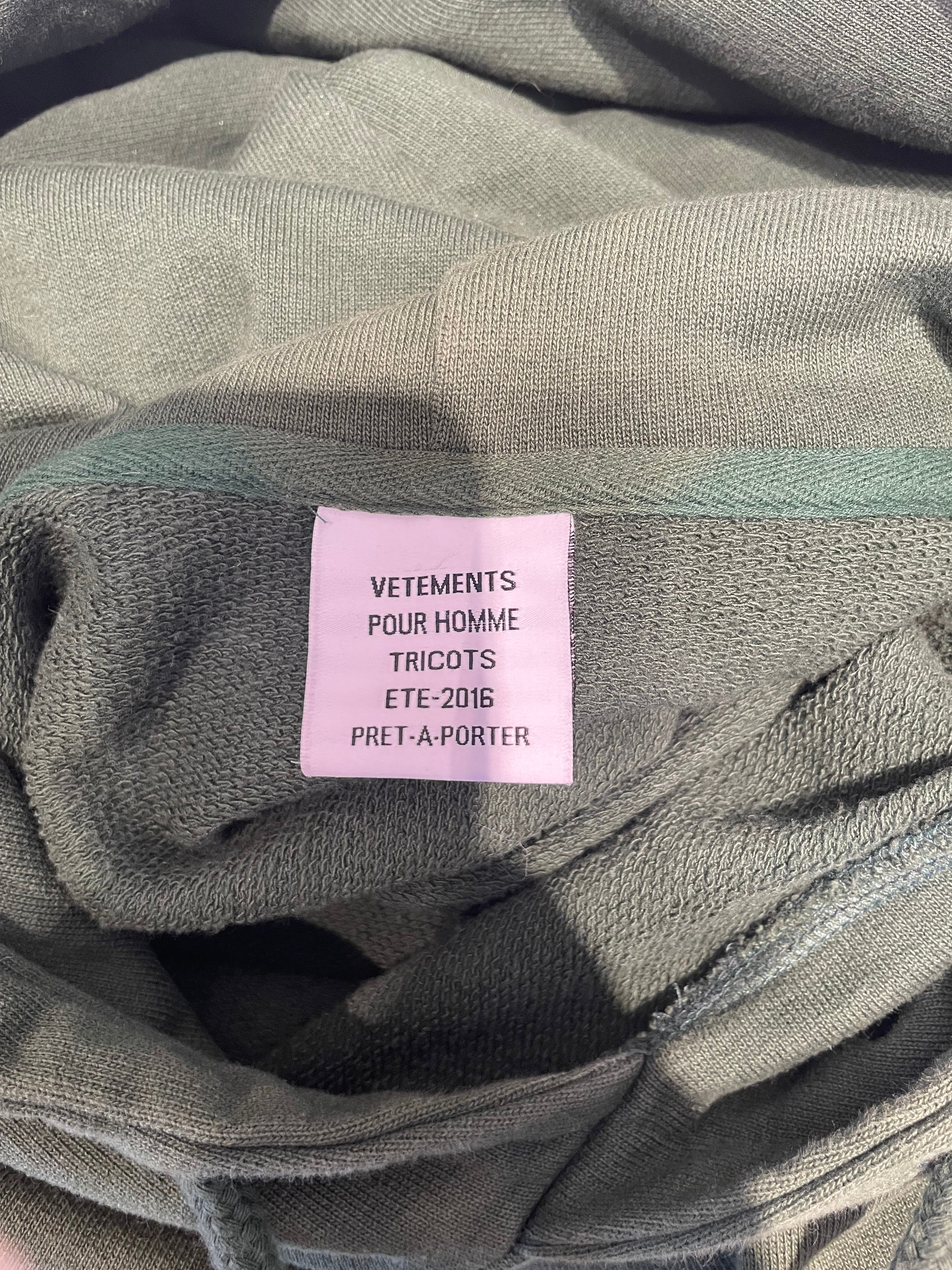 VETEMENTS/Hoodie/S/Cotton/GRN/Vetements OG view 5
