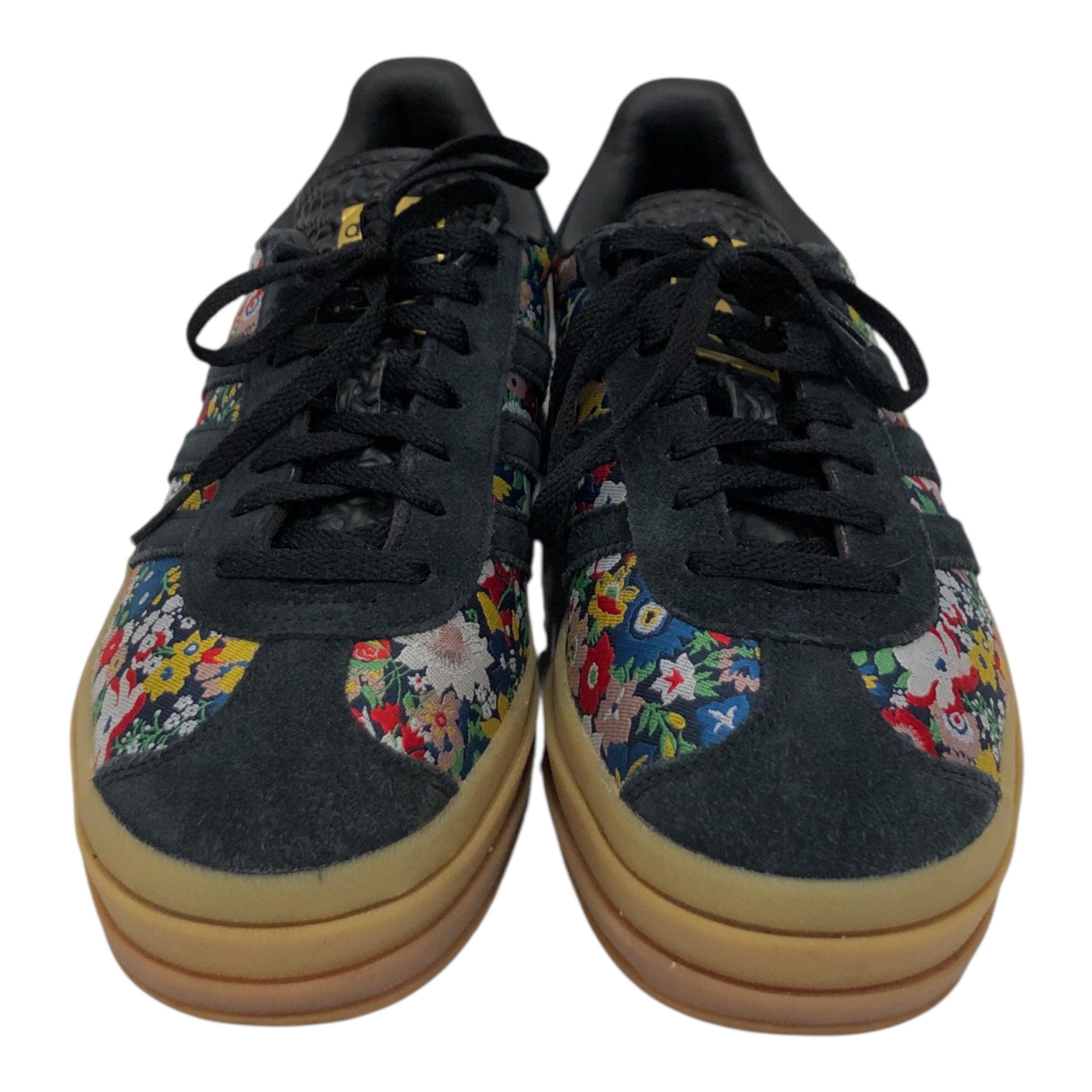 adidas/Low-Sneakers/US 8/Floral Pattern/Suede/BLK/LIBERTY LONDON GAZELLE BOLD view 3