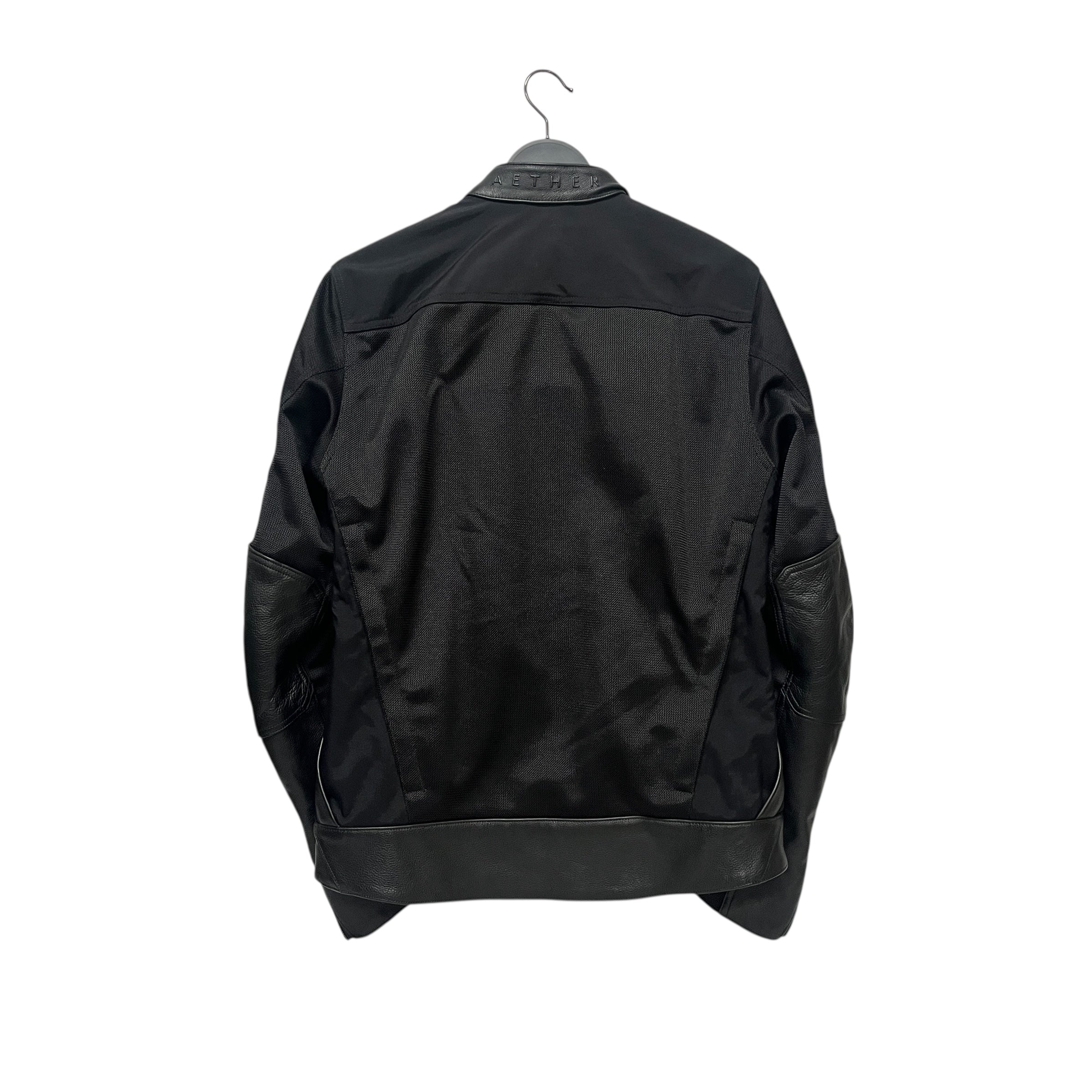 AETHER APPARE/Riders Jkt (S)/L/BLK/DRAFT MESH MOTO JACKET view 2