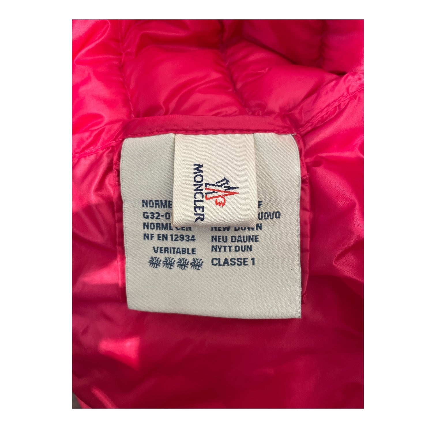 MONCLER/Puffer Jkt/1/Floral Pattern/Nylon/PNK/No Collar/Floral Pink Puffer view 3