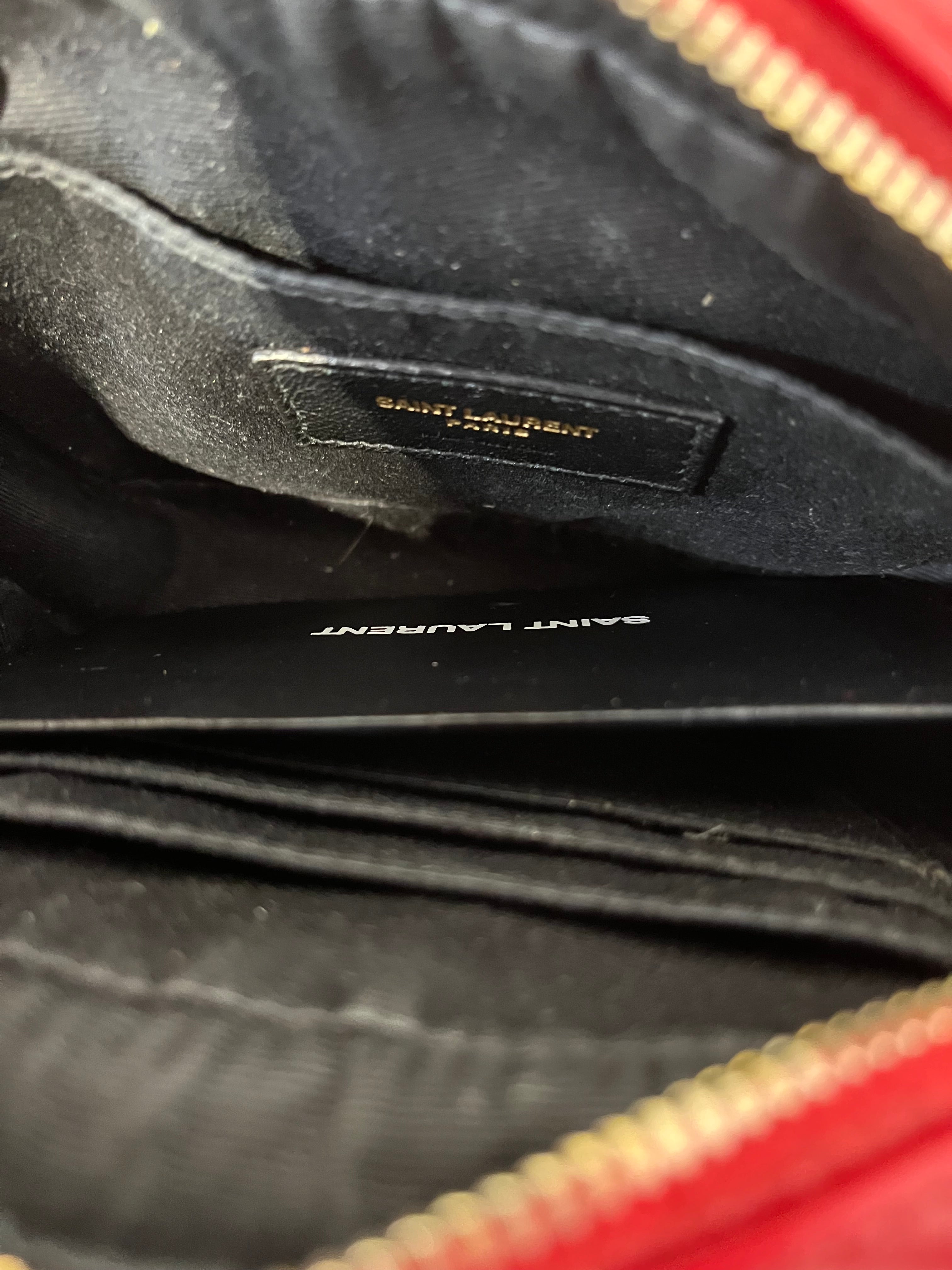 YVES SAINT LAURENT/Cross Body Bag/Leather/RED/GLT5348170619 lou camera view 6