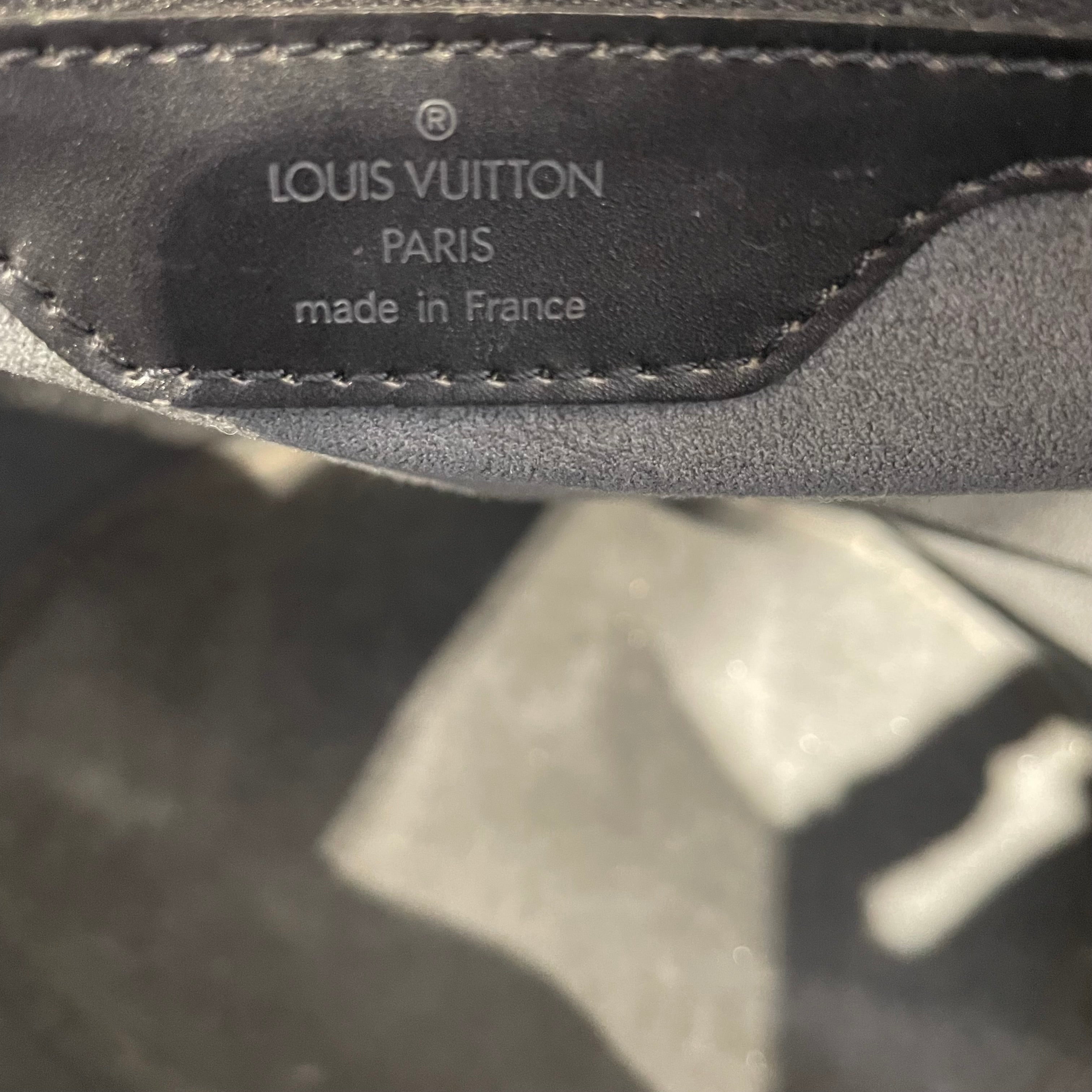 LOUIS VUITTON/Tote Bag/Leather/BLK/LV Saint Jacques Shoulder Bag view 4