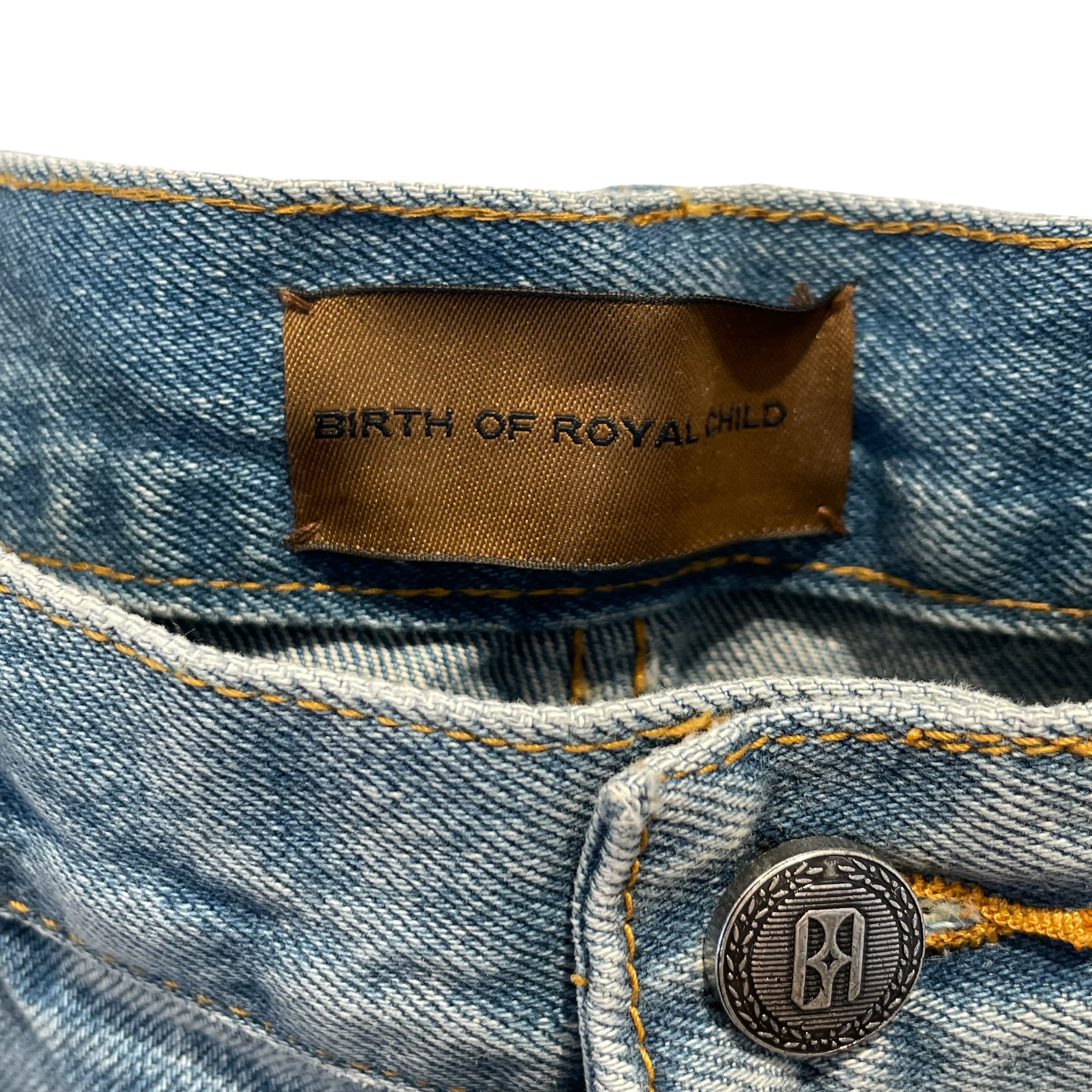 Birth Of Royal Child/Pants/XL/Cotton/BLU/Beaded Fireworks view 3