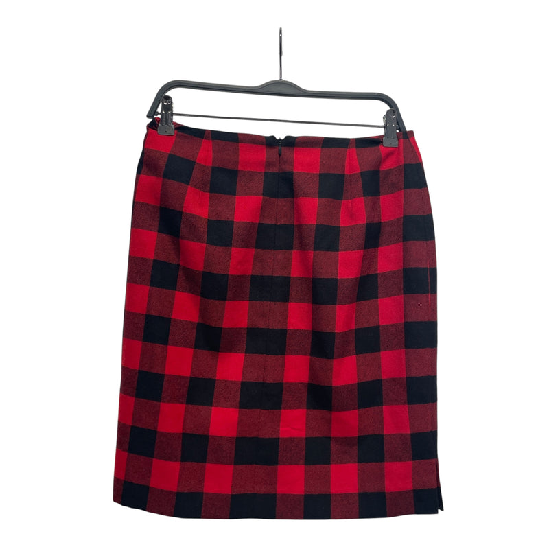 RALPH LAUREN/Skirt/6/Plaid/Wool/RED/