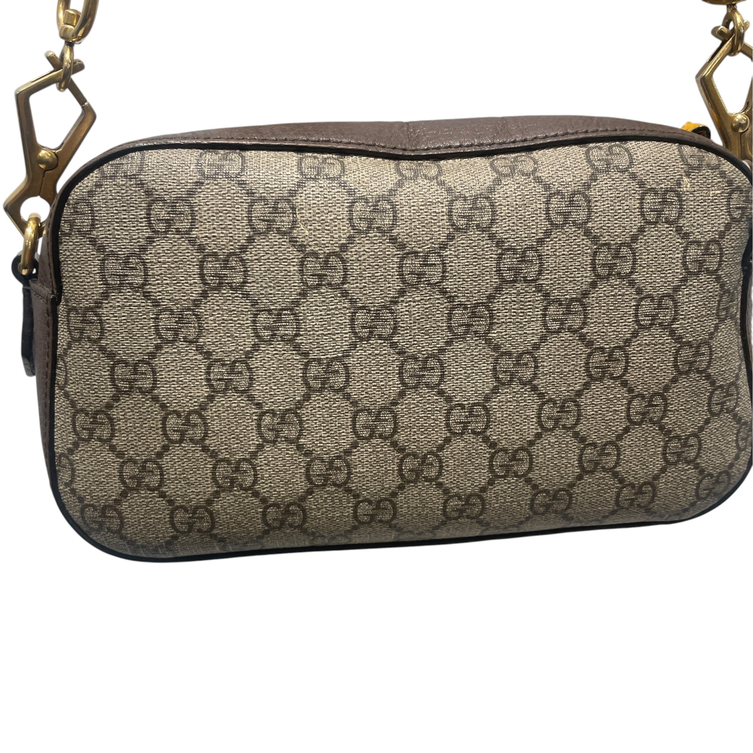 GUCCI/Cross Body Bag/Monogram/Leather/BRW/GG Neo Supreme view 4
