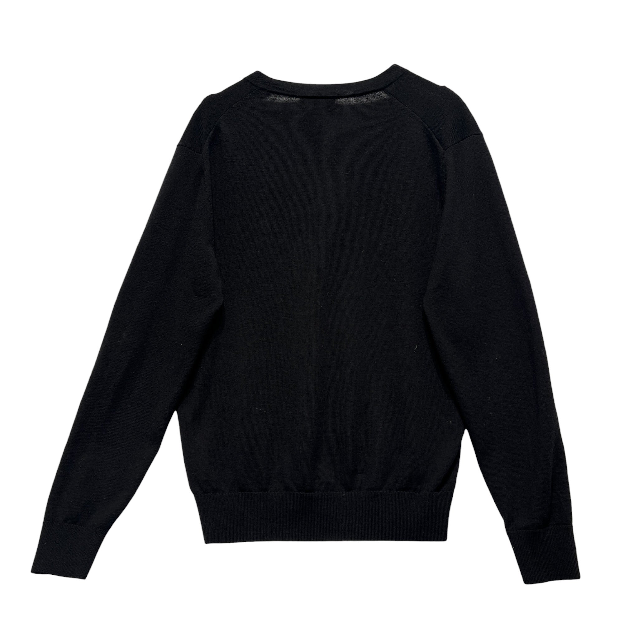 Vivienne Westwood RED LABEL/Cardigan/S/Wool/BLK/BUTTON UP/ORB LOGO view 2