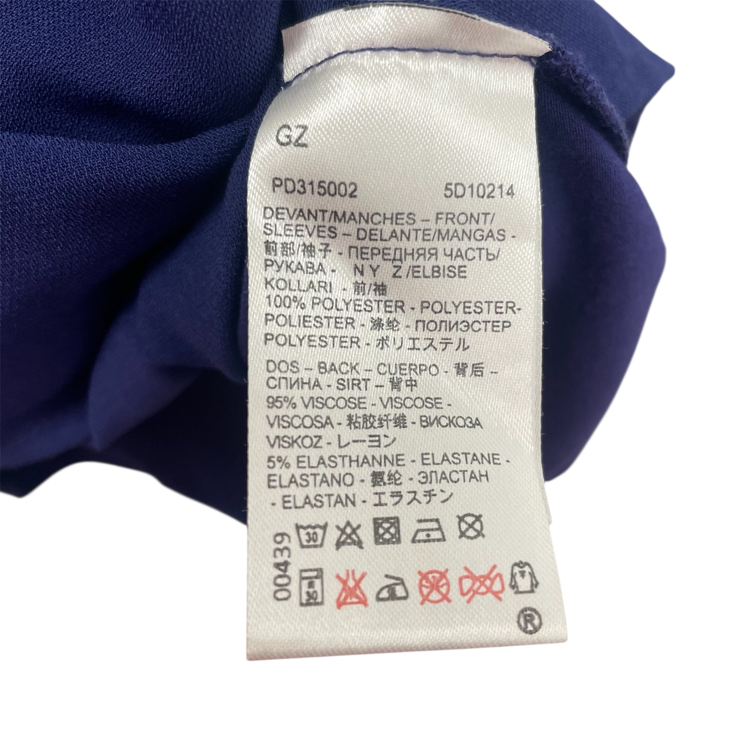 Jean Paul Gaultier/SS Cut & Sew/16/Blue/Polyester/ view 4