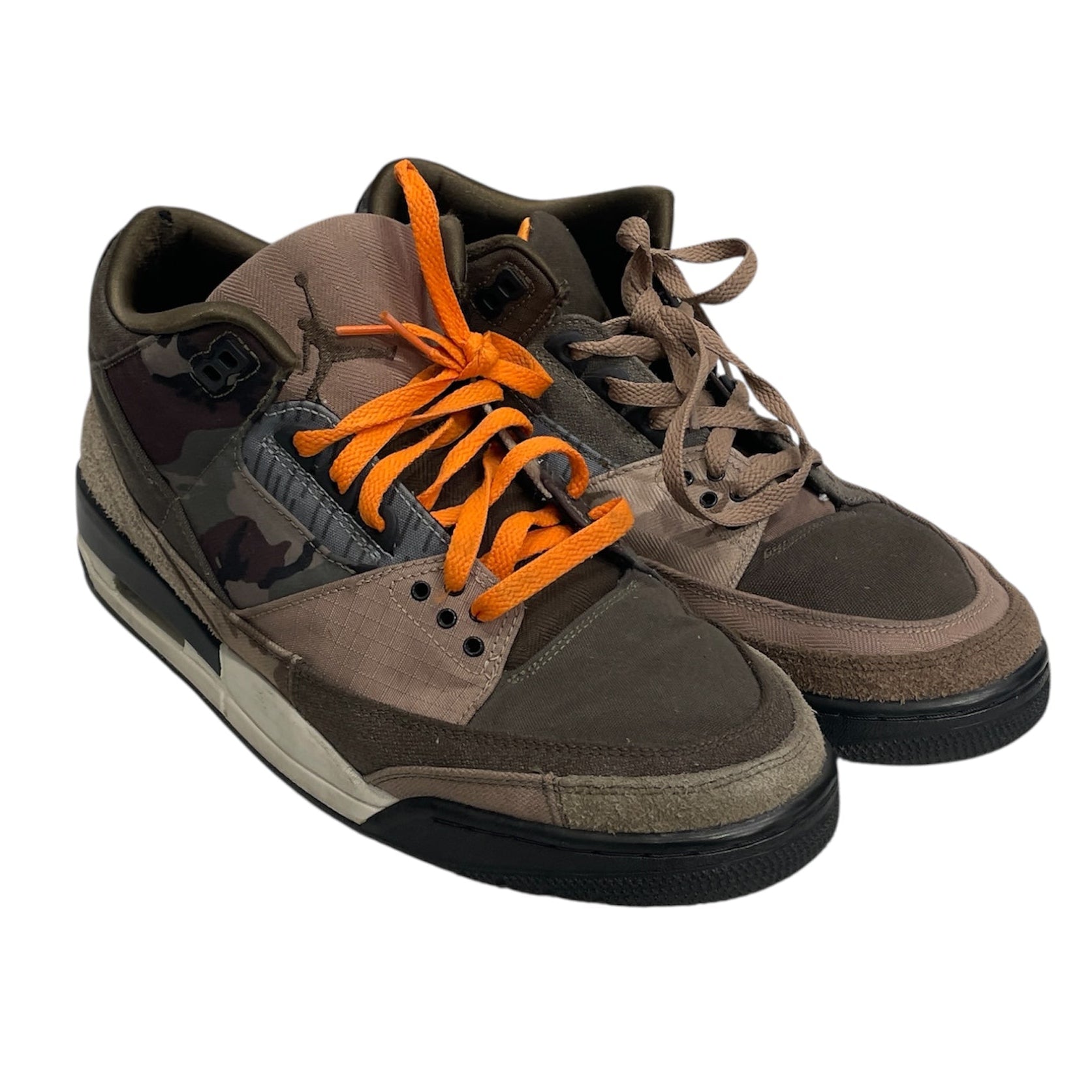 NIKE/AIR JORDAN 3 RETRO SE/Hi-Sneakers/US 11.5/Camouflage/Cotton/GRN/DO1830-200 view 1
