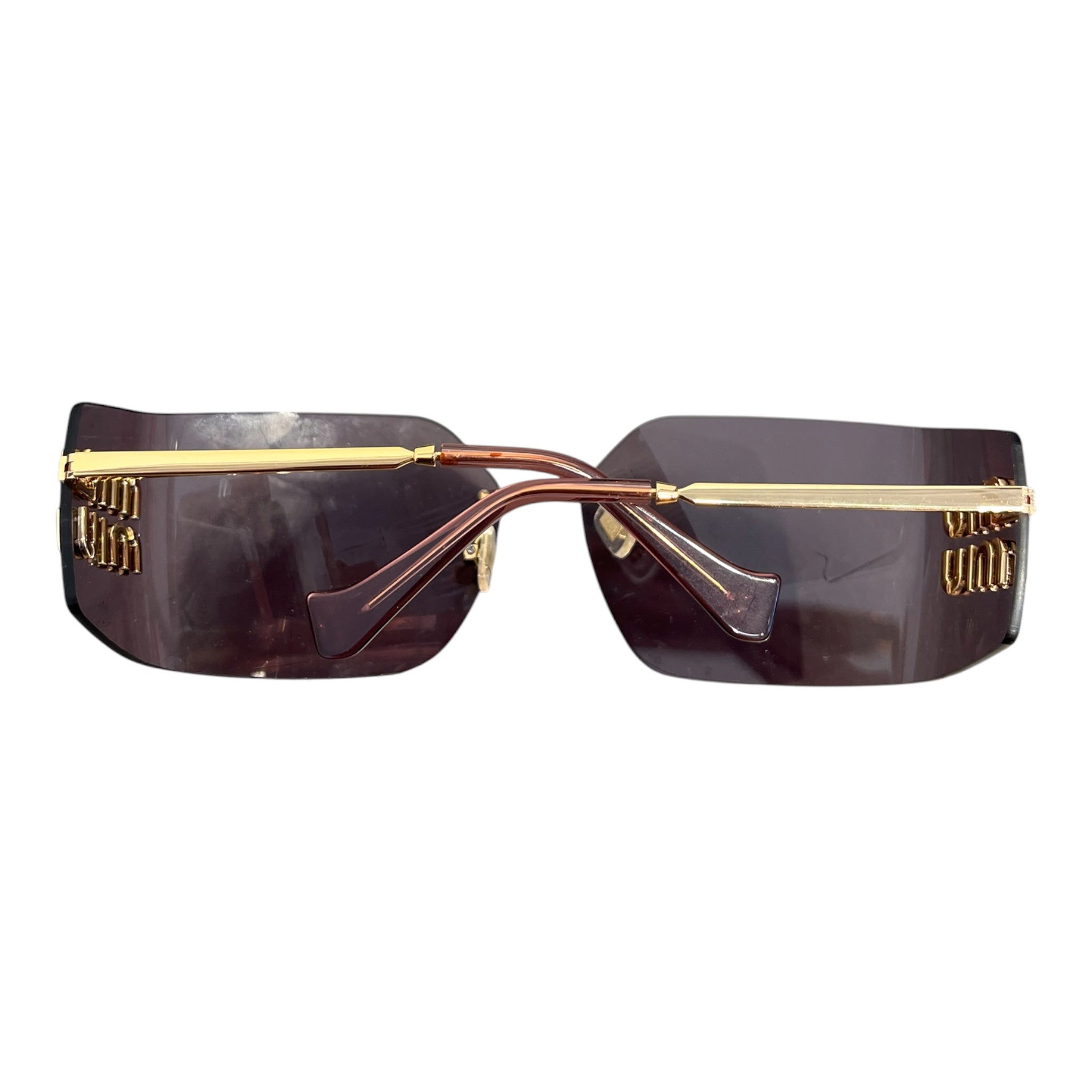 MIU MIU/Sunglasses/Celluloid/PPL/L's/MU 54YS Rimless view 4
