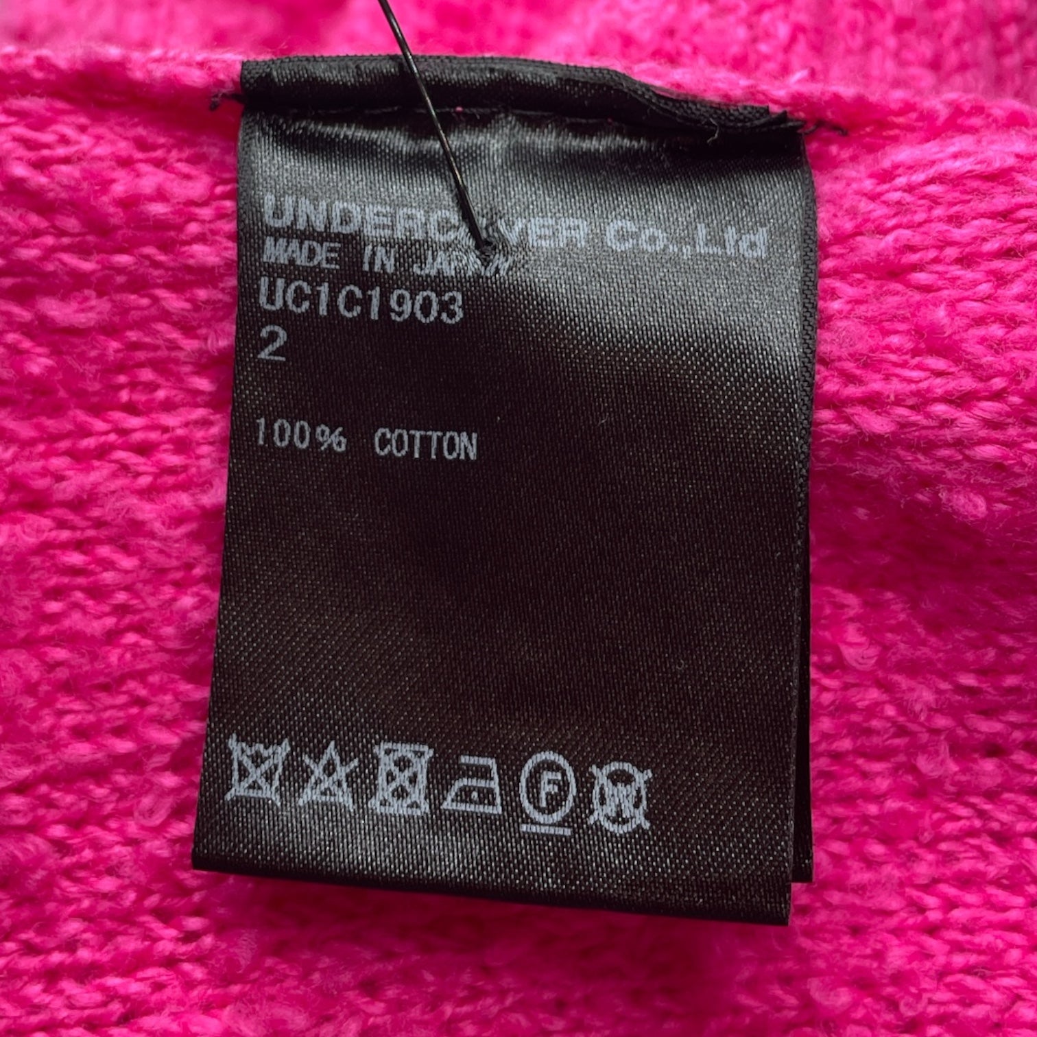 UNDERCOVER/SS Shirt/2/Cotton/PNK/hot pink view 4