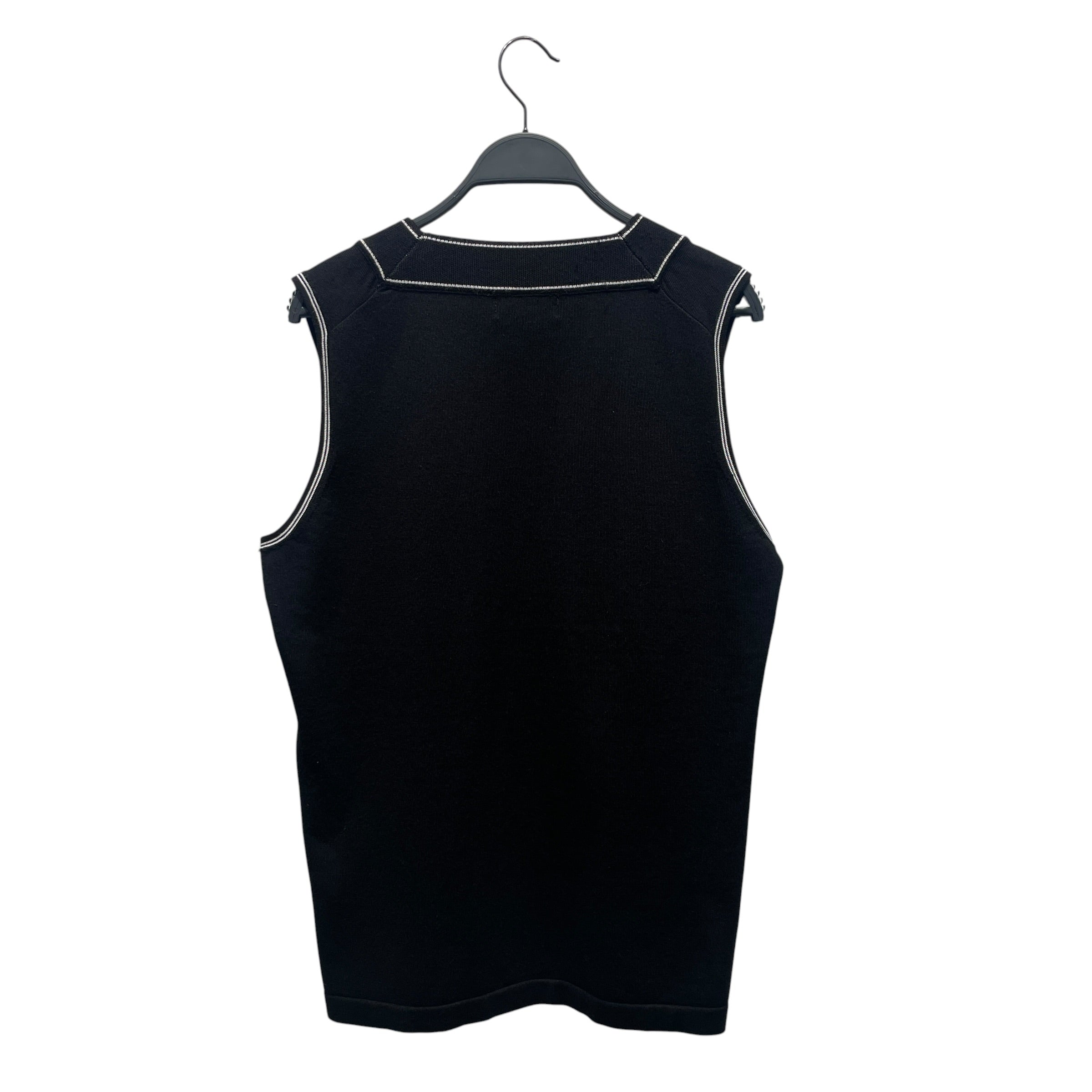 KARL LAGERFELD/Vest/L/Cotton/BLK/ view 2