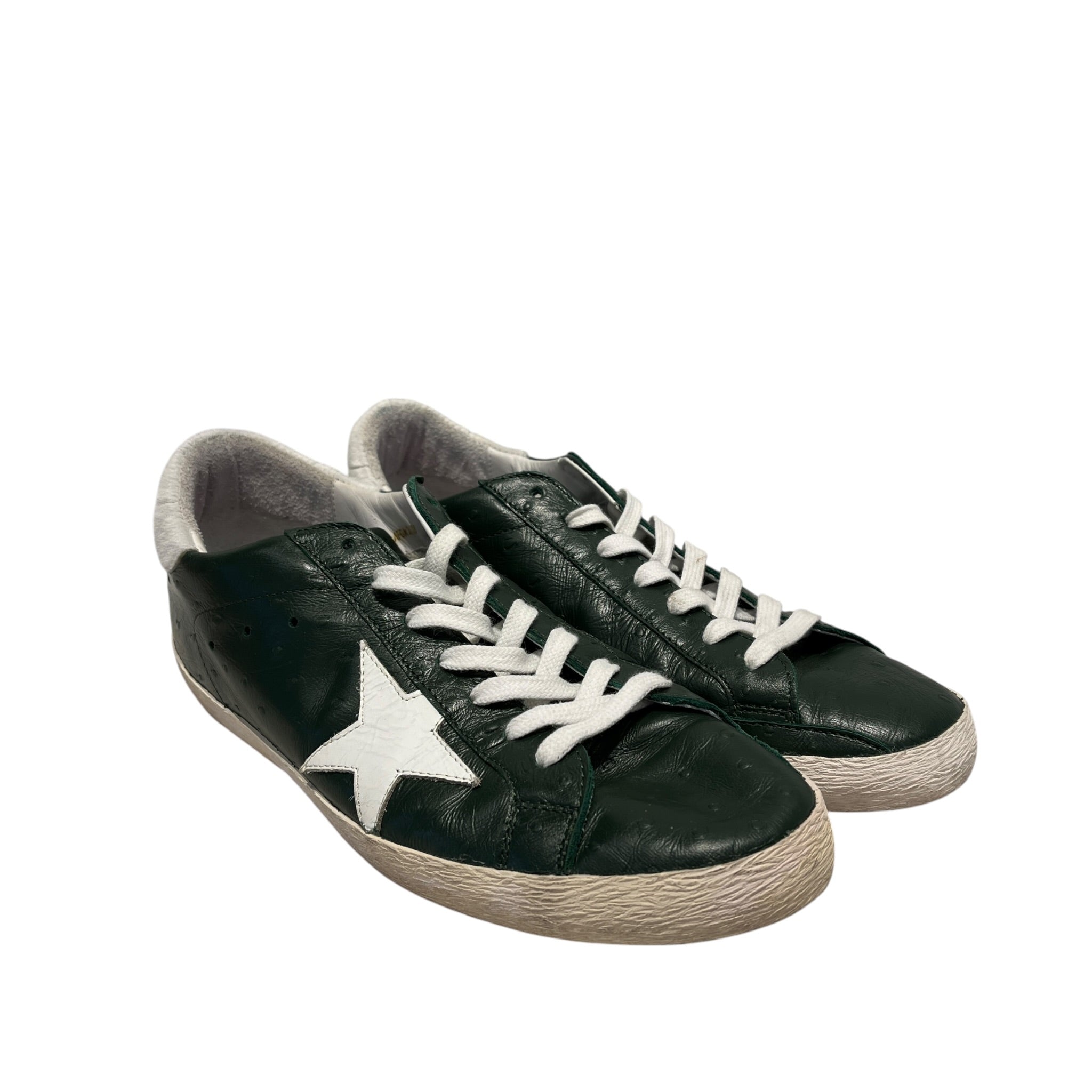 GOLDEN GOOSE/Low-Sneakers/EU 43/GRN/SUPERSTAR TEXTURED GREEN view 1