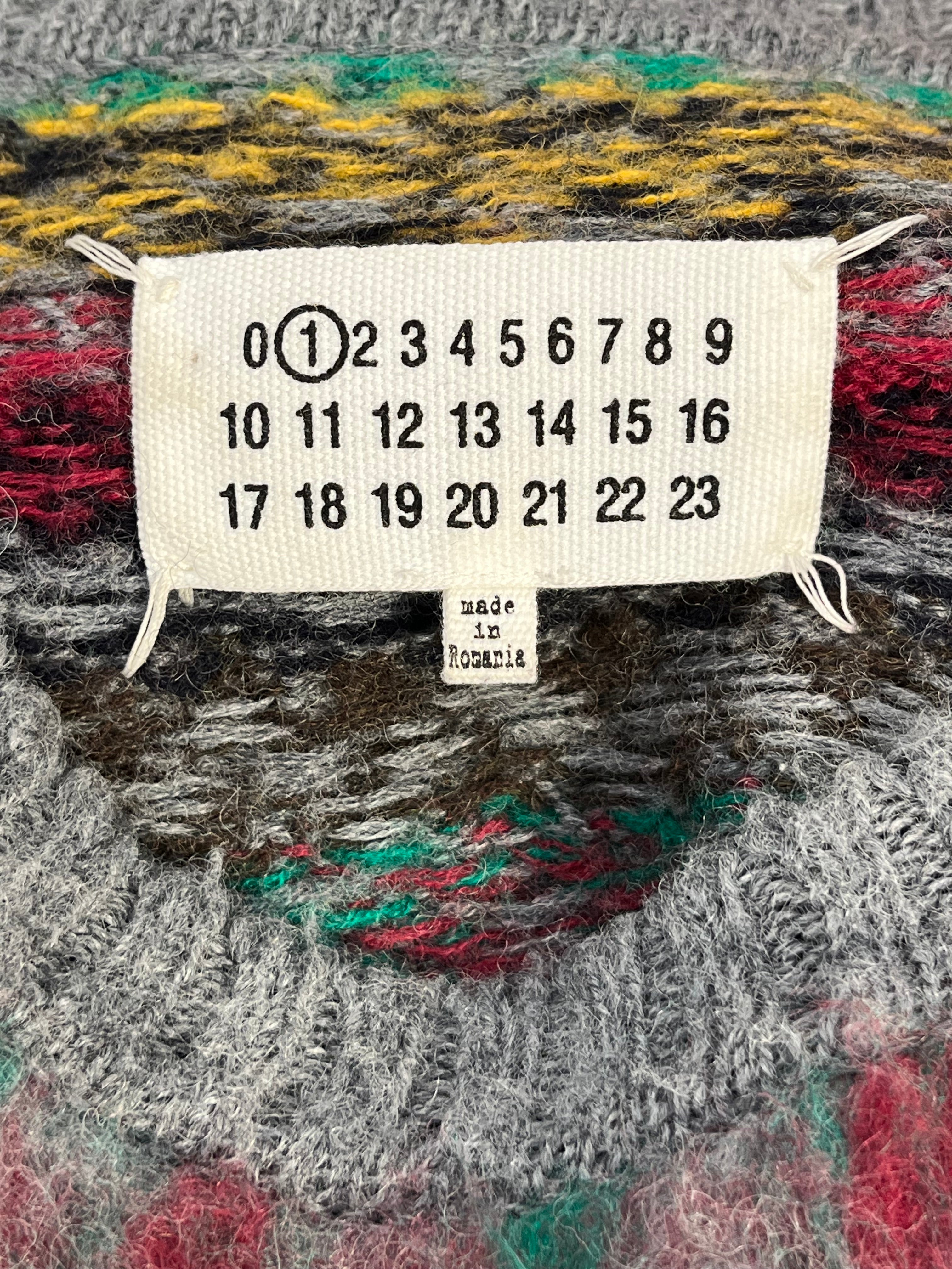 Maison Margiela/Sweater/M/Mohair/MLT/INTARSIA SWEATER view 3