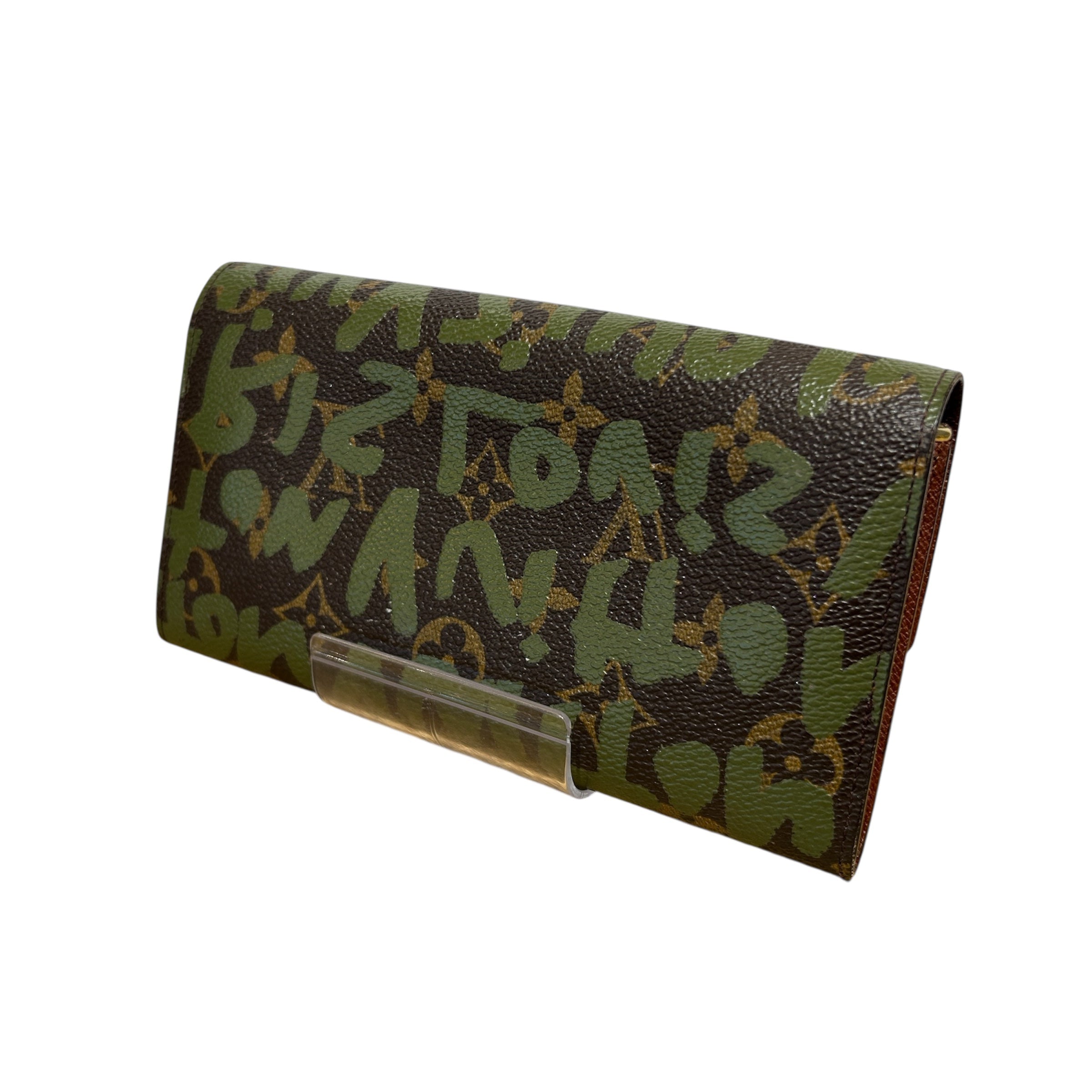 LOUIS VUITTON/Wallet/Monogram/Leather/BRW/stephen sprouse graffiti sarah view 2