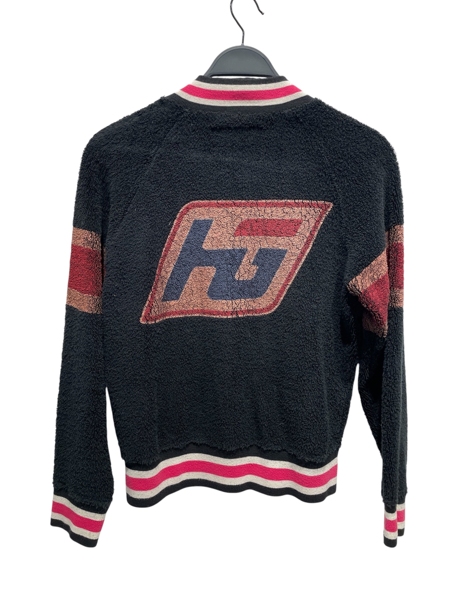 HYSTERIC GLAMOUR/Fleece Jkt/FREE/Cotton/BLK/ view 2