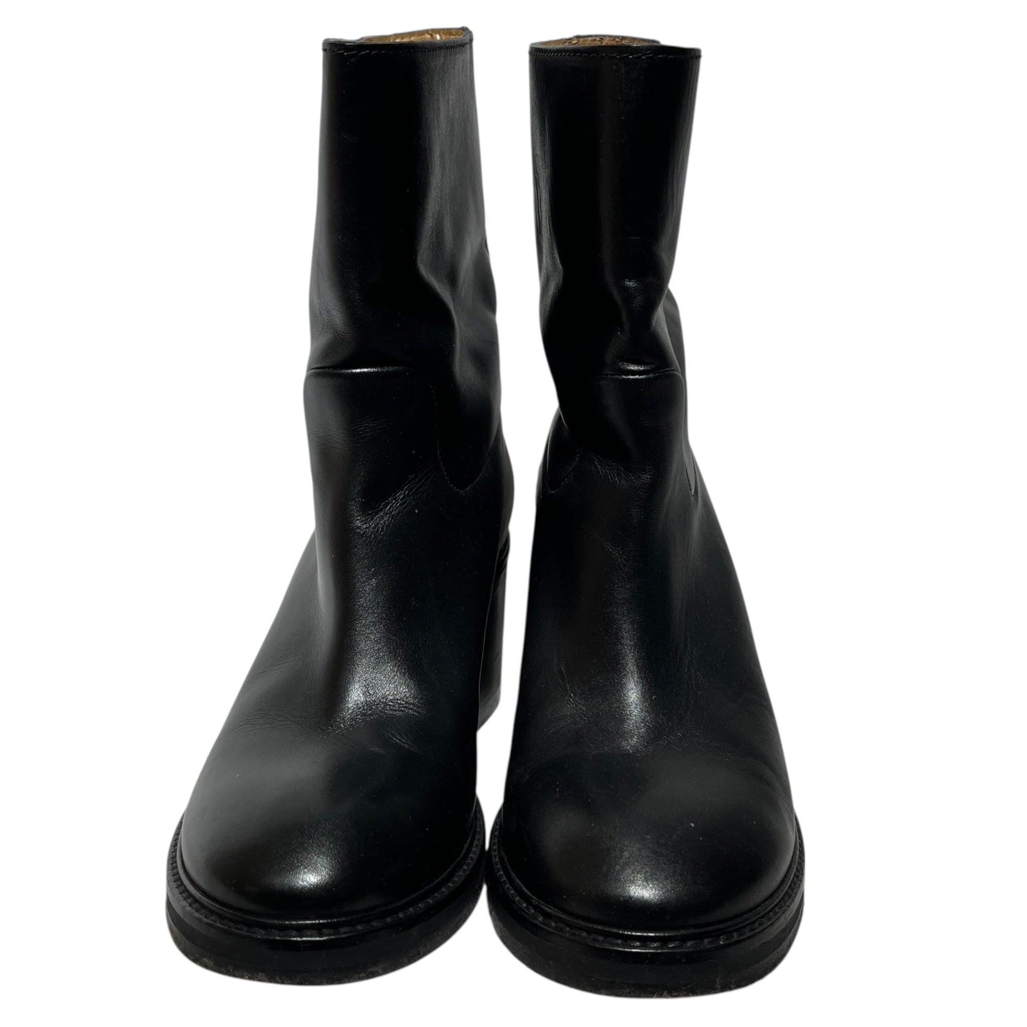 Acne Studios/Boots/EU 38/Leather/BLK/biker style o-ring view 3